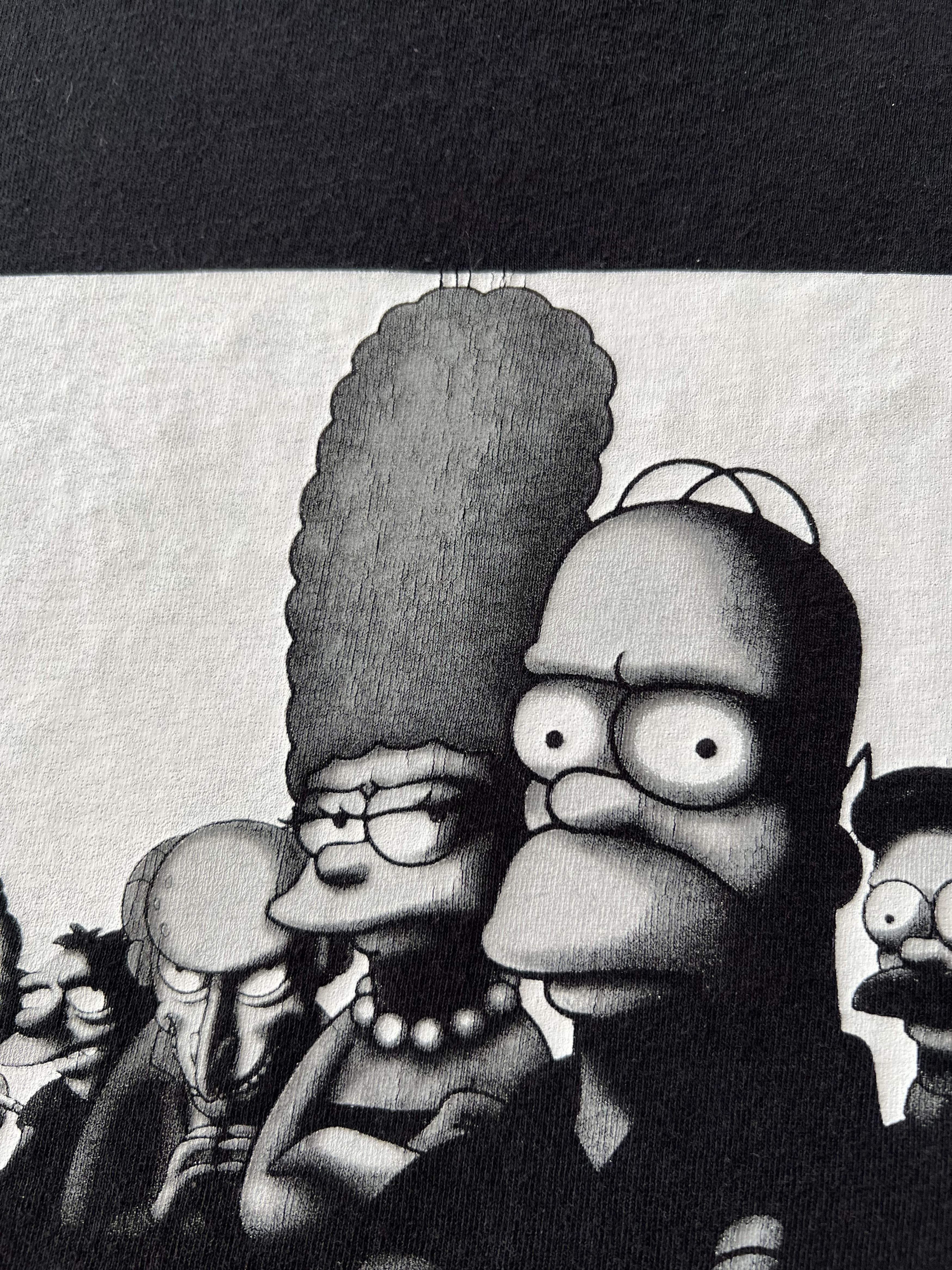 The Simpsons Vintage 2001 The Simpsons Sopranos Parody Fox Black T-shirt Size US L / EU 52-54 / 3 - 4 Thumbnail