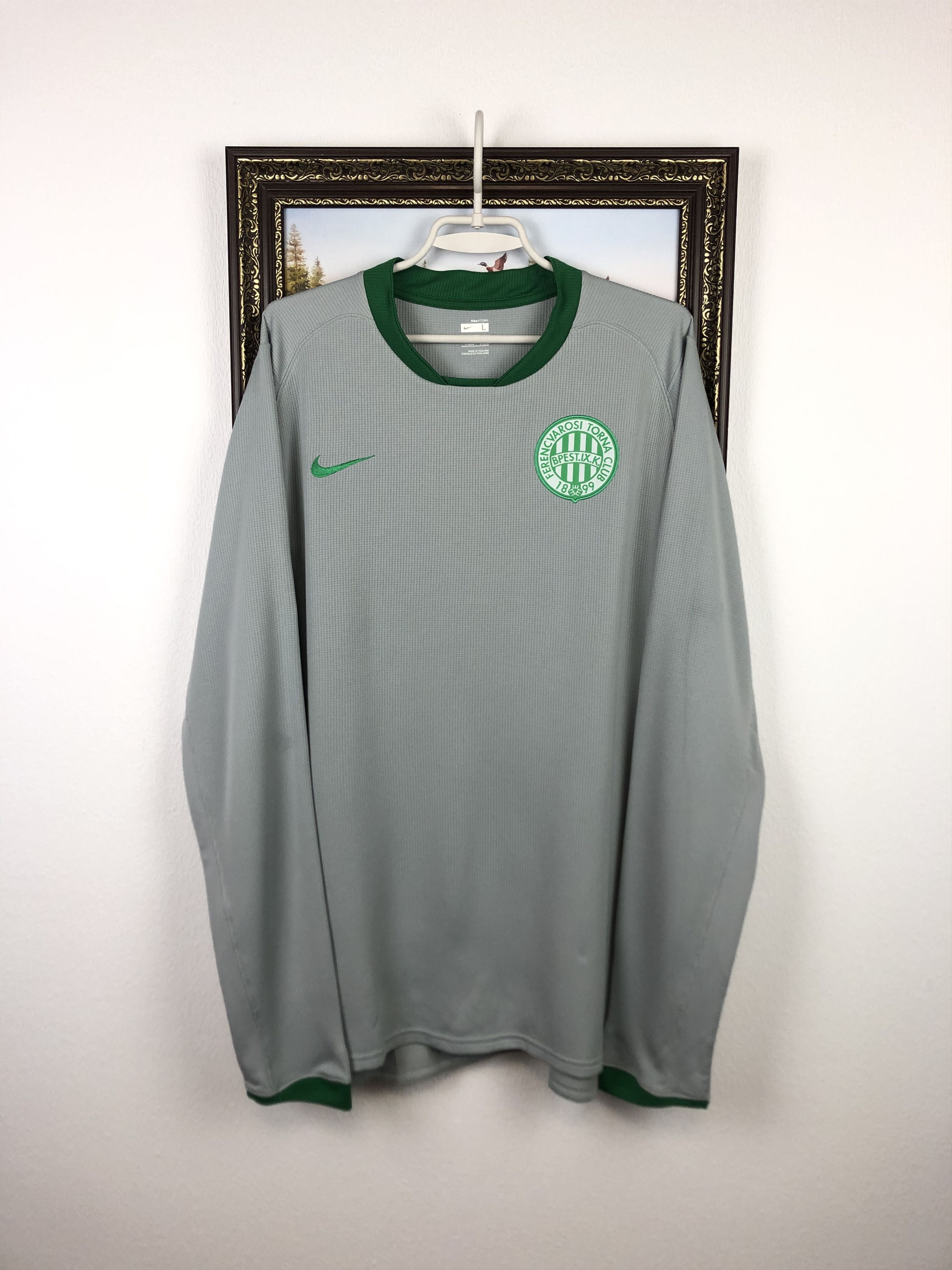 Ferencvaros football shirt Nike Long Sleeve Player Issue