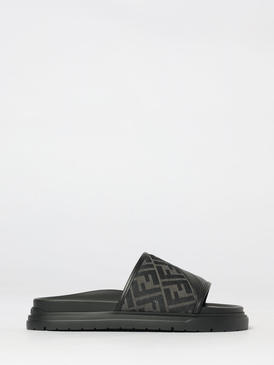 Fendi Fendi Sandals Men Black Size US 9 / EU 42 - 1 Thumbnail