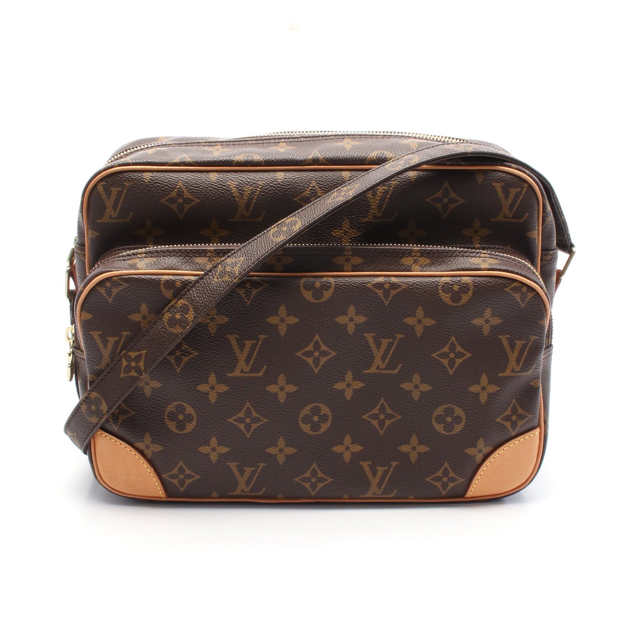 Louis Vuitton Louis Vuitton Nil Monogram Shoulder Bag Leather Brown Size ONE SIZE - 1 Thumbnail