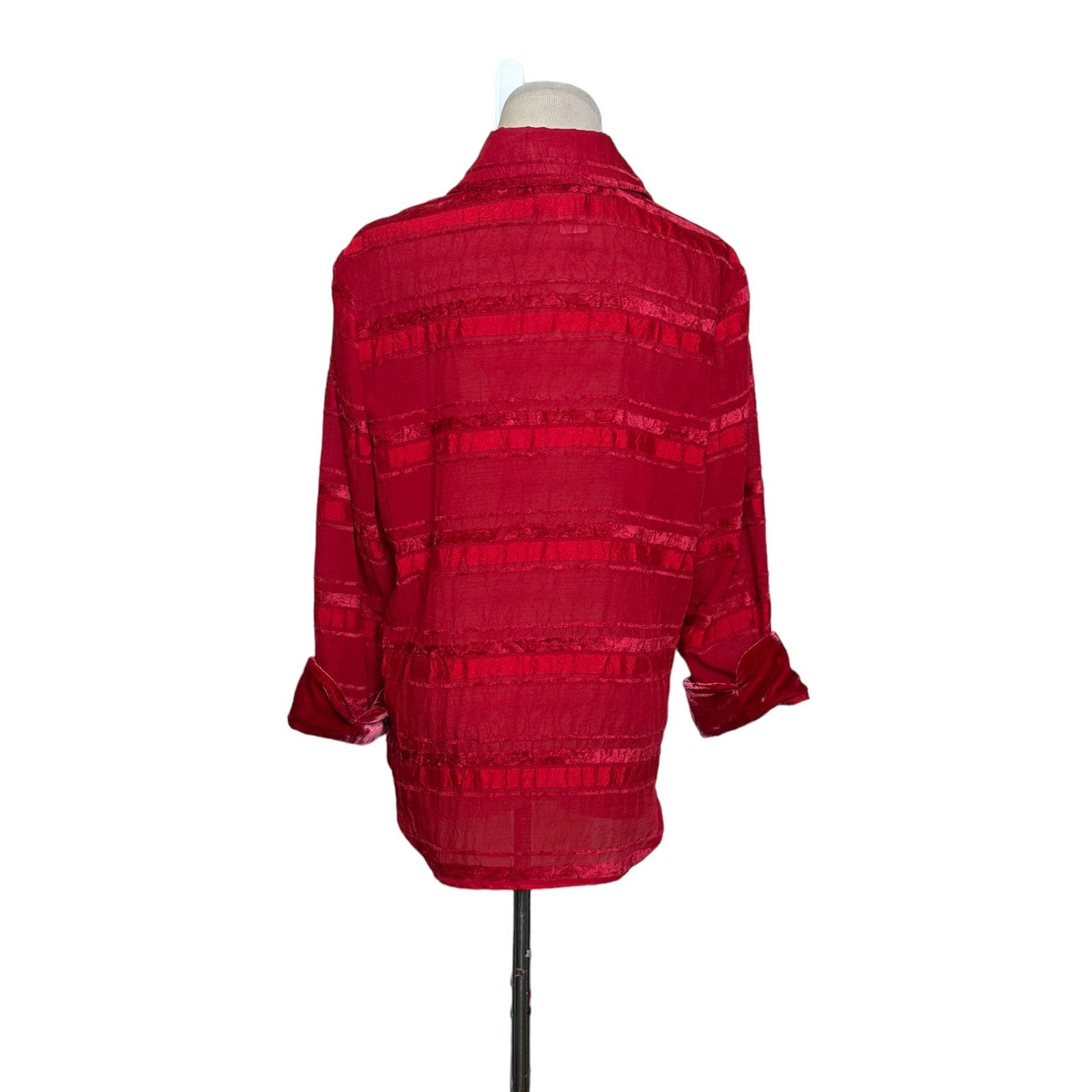 Coldwater Creek Coldwater Creek 3/4 sleeves button boxy shirt size Small Size S / US 4 / IT 40 - 10 Thumbnail