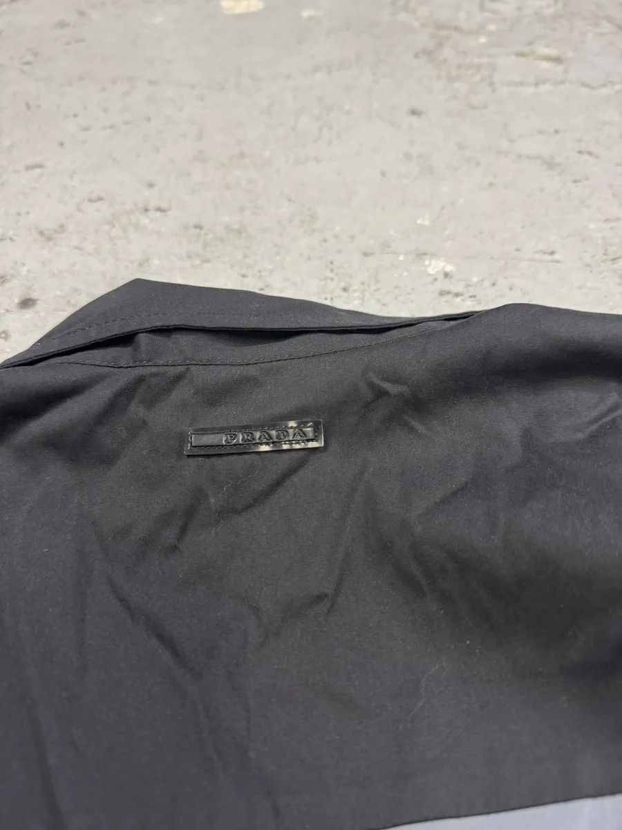 Prada SS2008 Prada Lined Black Grey Shirt Size US M / EU 48-50 / 2 - 7 Thumbnail
