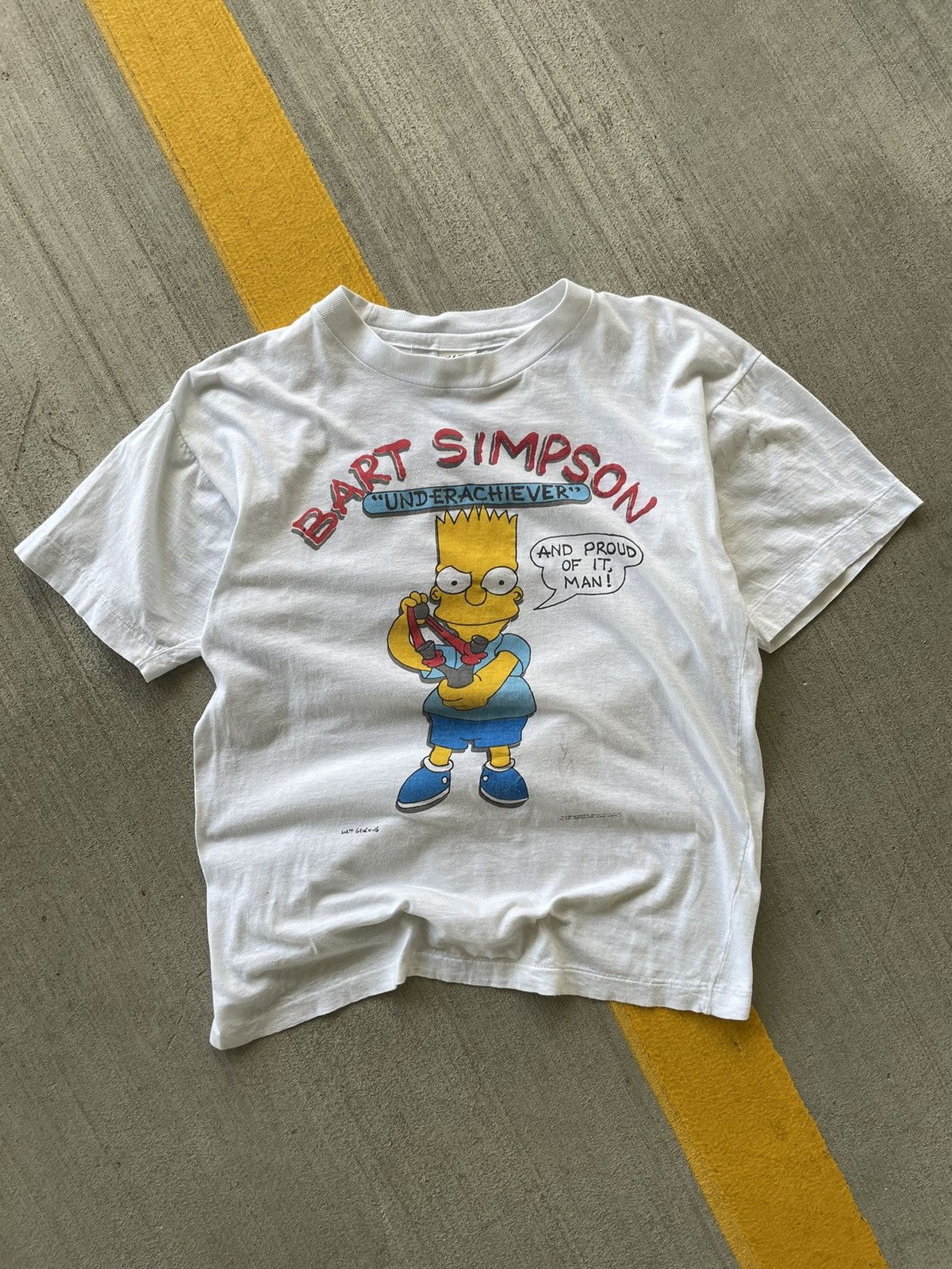 Vintage Vintage 90s Bart Simpsons Cartoon Promo T Shirt Grailed 