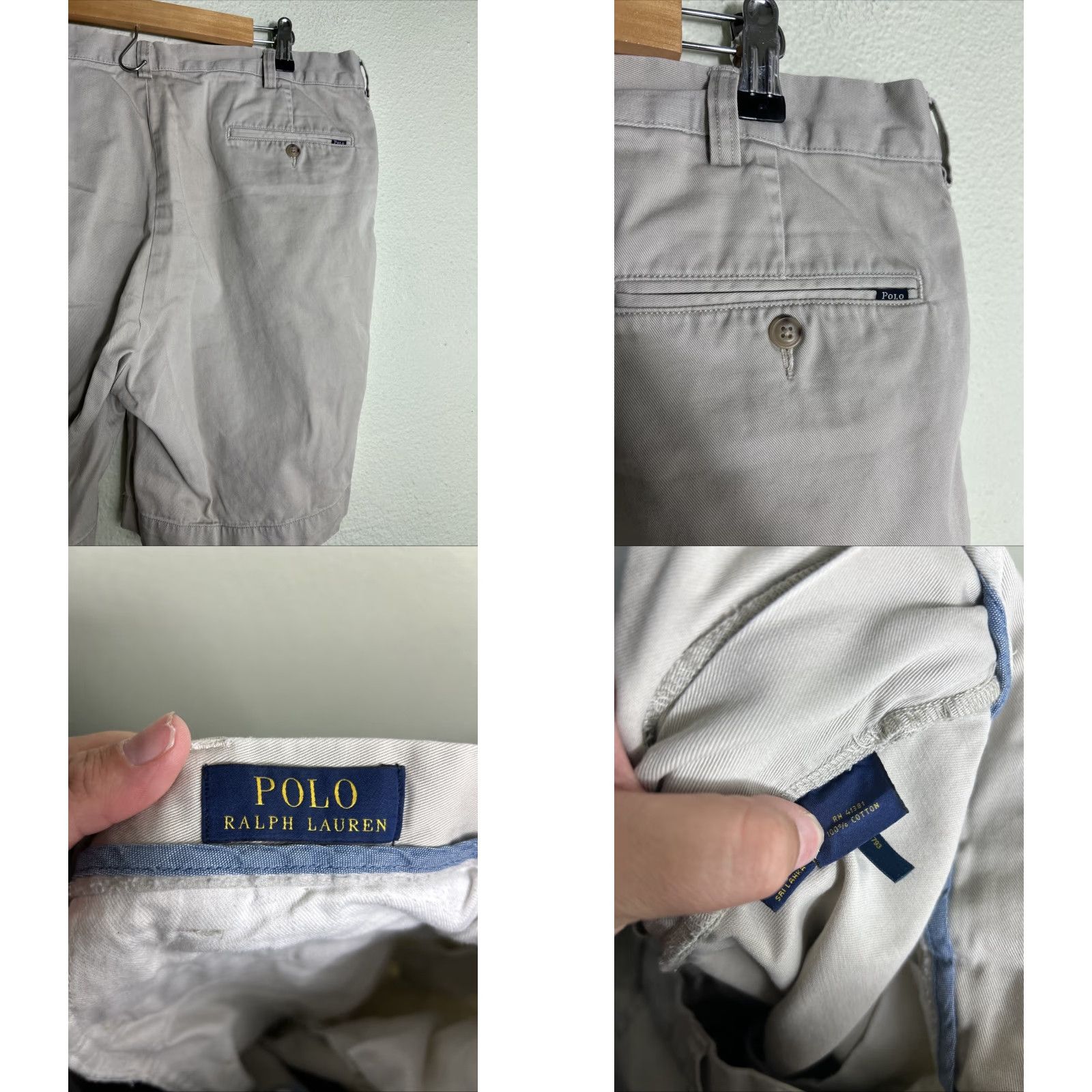 Polo Ralph Lauren Polo Ralph Lauren Chino Shorts Mens 36 Beige Regular Size 36x8 Size US M / EU 48-50 / 2 - 9 Thumbnail