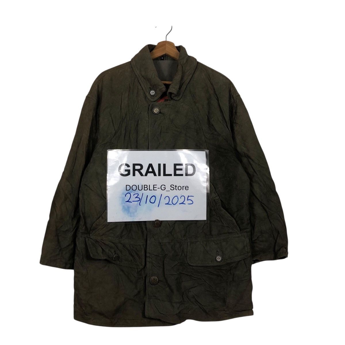 Japanese Brand 📌Vintage Work Leather Jacket Unbranded Issey Miyake Size US M / EU 48-50 / 2 - 1 Thumbnail
