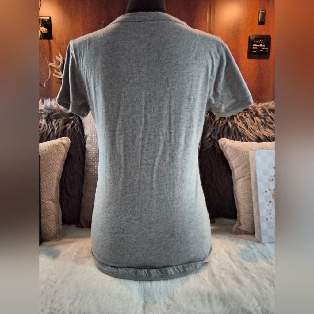 non *Rare* Freeze Gray Lace-Up Eagle Graphic Tee Size S / US 4 / IT 40 - 3 Thumbnail