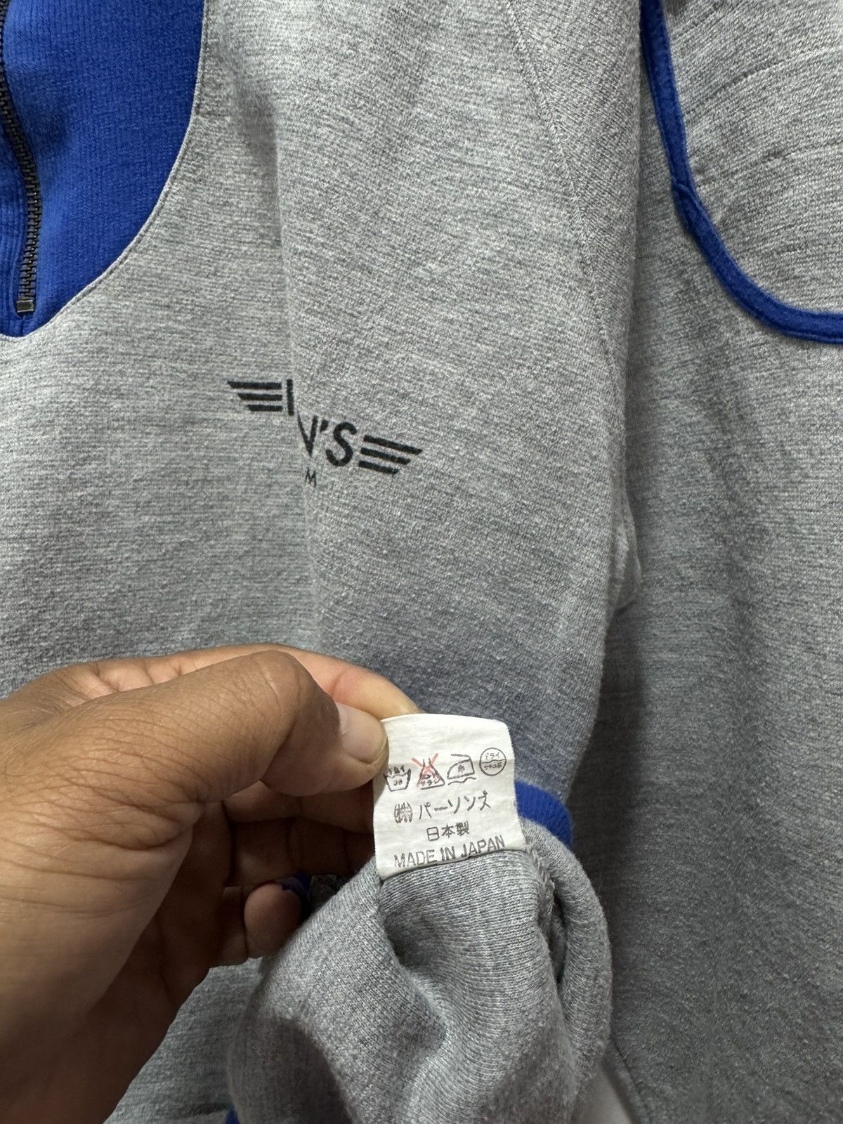 PERSON'S VINTAGE PERSON’S RACING TEAM HALF ZIP SWEATER Size US S / EU 44-46 / 1 - 15 Thumbnail