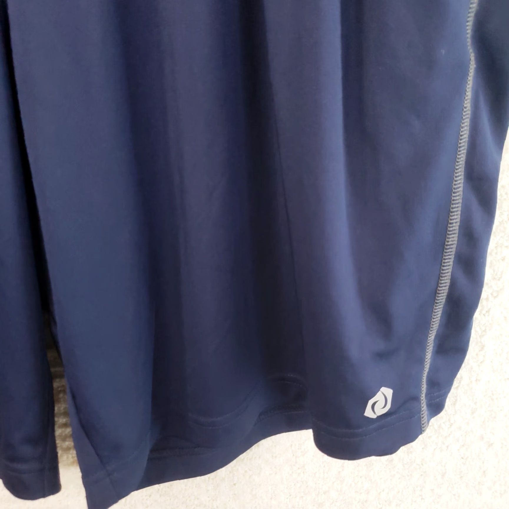 Vintage SB Tech Big & Tall Cool Play Athletic Shorts Men 3XL Navy Blue Elastic Waist New Size US 39 - 2 Thumbnail