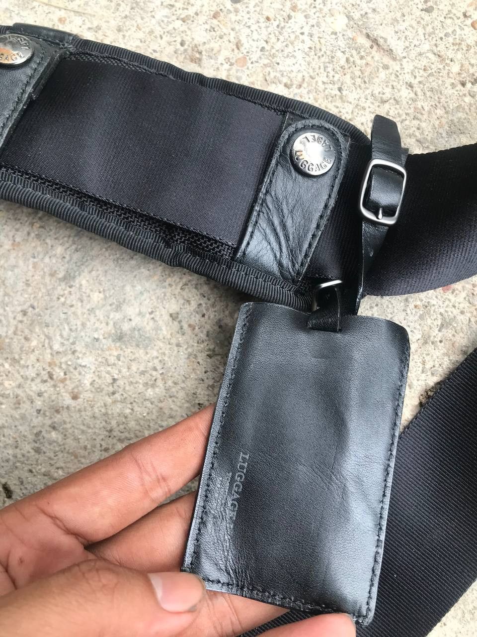 Leather × Porter L.L Luggage Label Leather Size ONE SIZE - 7 Thumbnail