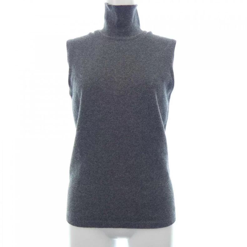 Hermes Hermes Gray Cashmere Sleeveless Vest Size US S / EU 44-46 / 1 - 1 Thumbnail