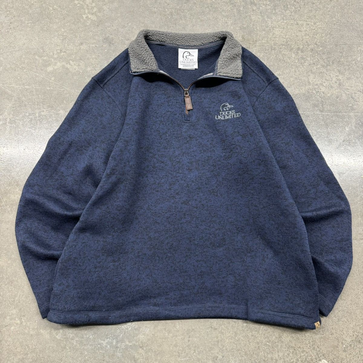 Vintage VINTAGE Y2K DUCKS UNLIMITED BLUE FLEECE | Grailed