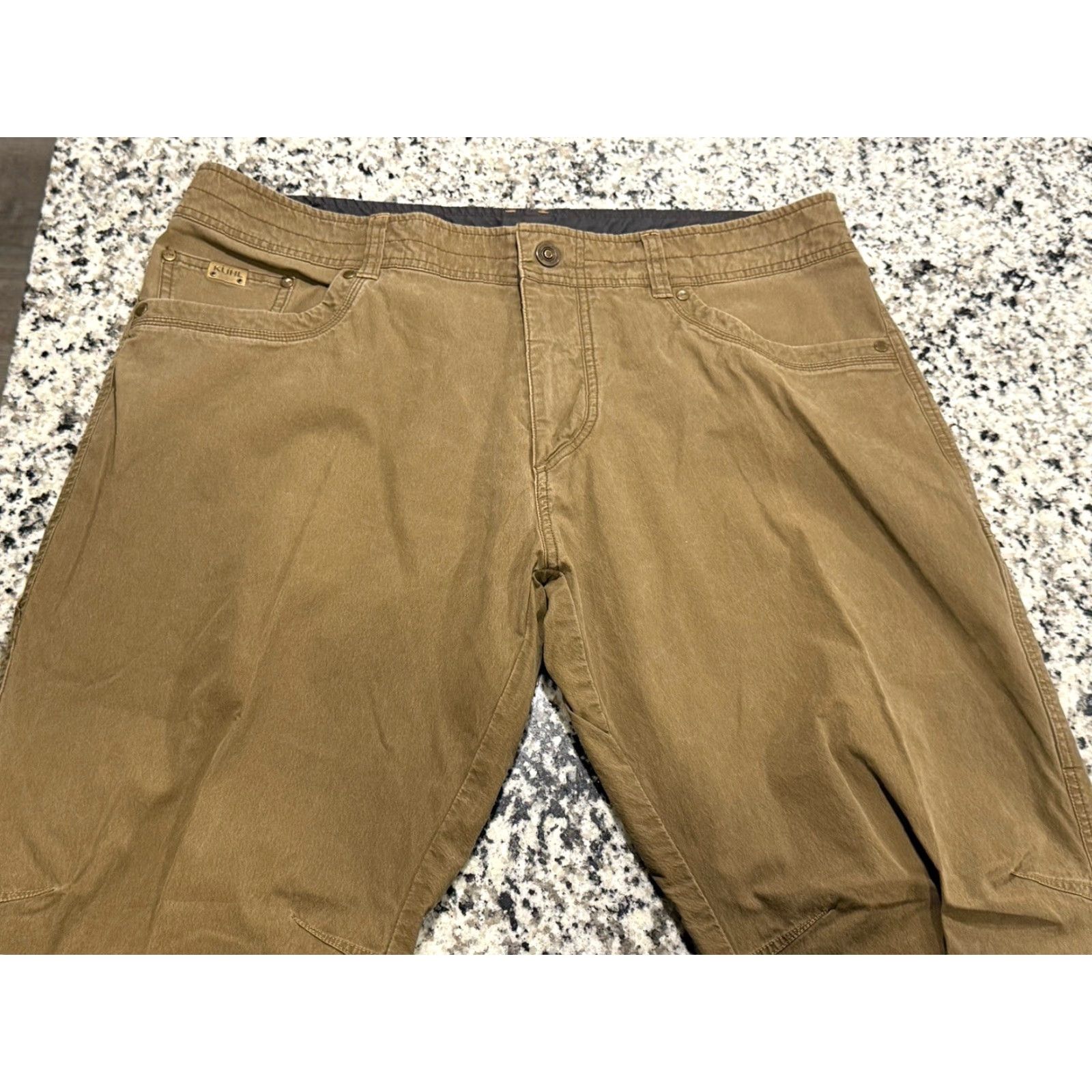 Vintage VINTAGE KUHL Revolvr Pants 38 x 32 Cargo Pockets Men Regular Brownish Green 90s Outdoor Hiking Patina Size US 38 / EU 54 - 4 Thumbnail