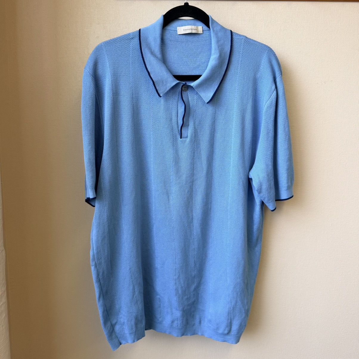 Ermenegildo Zegna Ermenegildo Zegna Knit Polo Sweater Blue Italy Sz 56 XXL Size US XL / EU 56 / 4 - 2 Thumbnail
