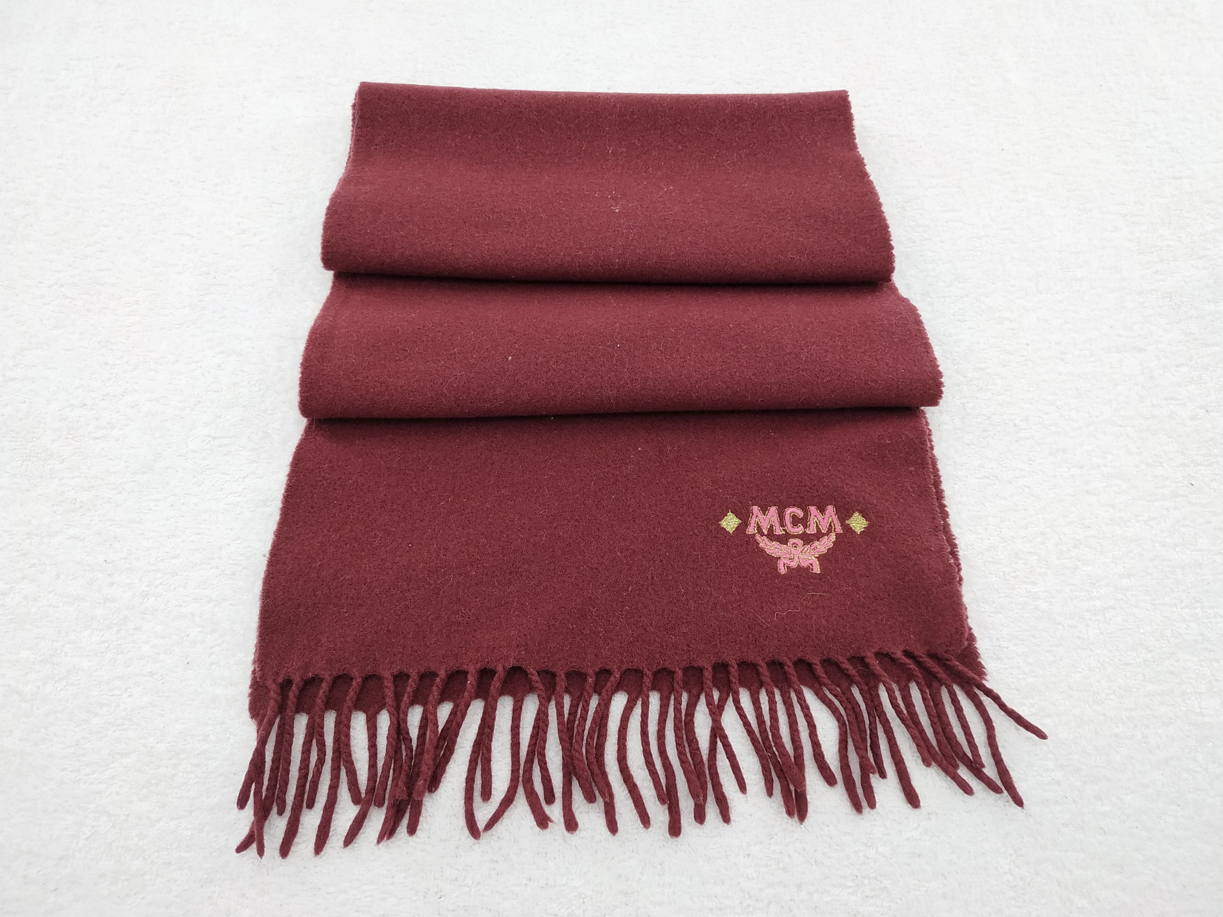 MCM Vintage MCM Wool Scarf/Muffler/Neckwear MF098 Size ONE SIZE - 2 Thumbnail