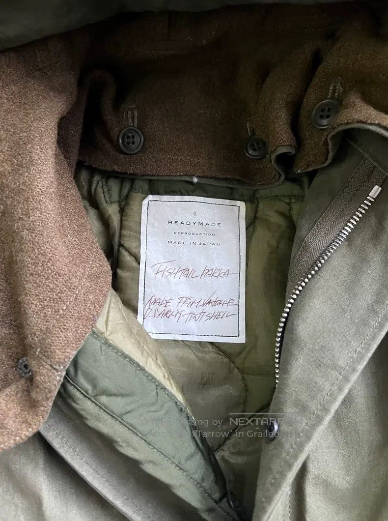 READYMADE Ready Made Original Infringement Lv Badge M65Parka Coat Size US S / EU 44-46 / 1 - 4 Thumbnail