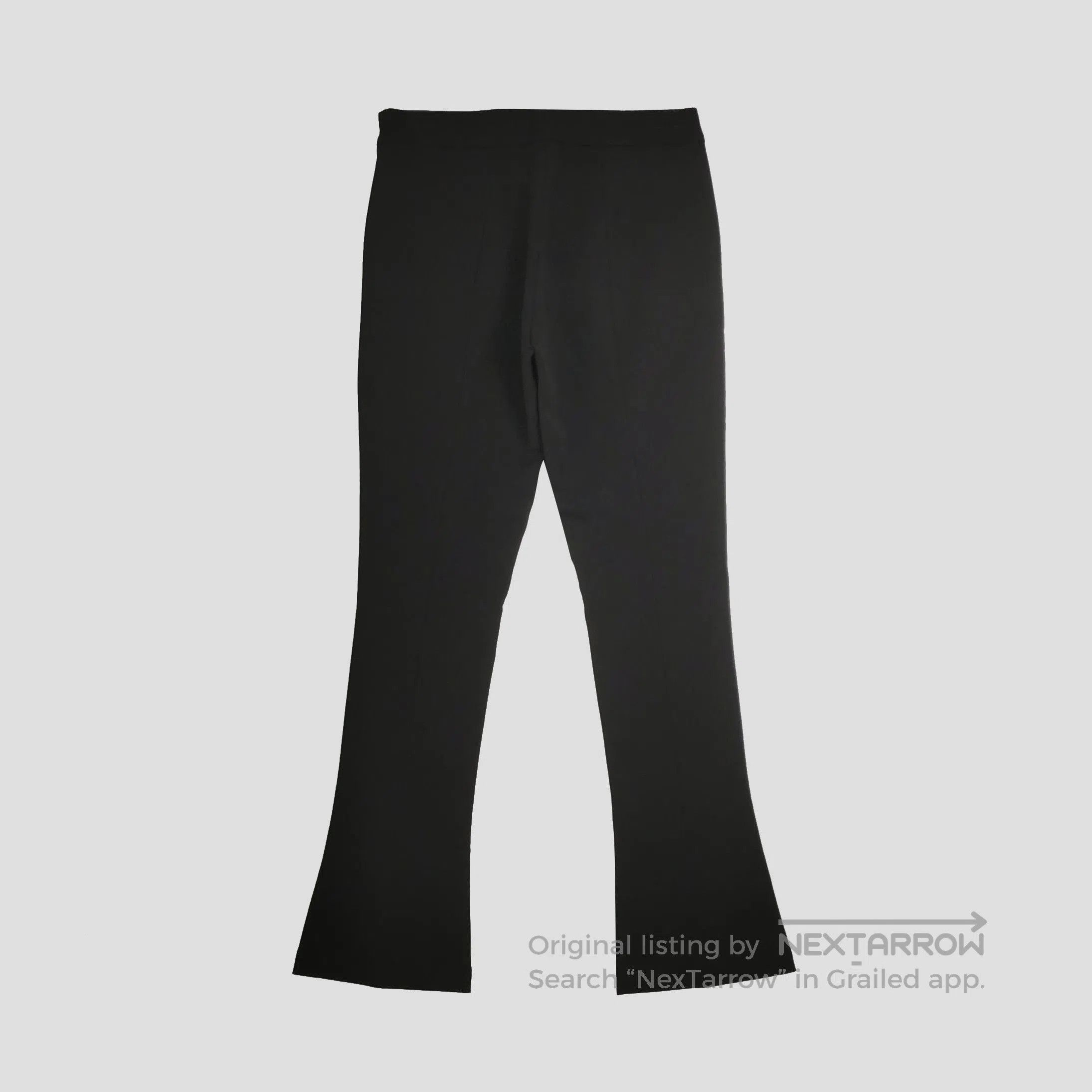 Prada Prada Logo Flared Black Trousers Size 38 . Size 37" - 2 Thumbnail