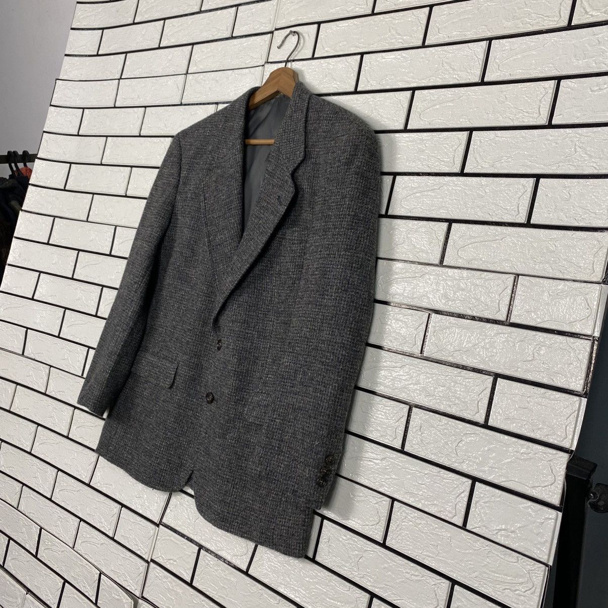 Harris Tweed 📌Vintage Wool Jacket Harris Tweed Herringbone Size US M / EU 48-50 / 2 - 3 Thumbnail