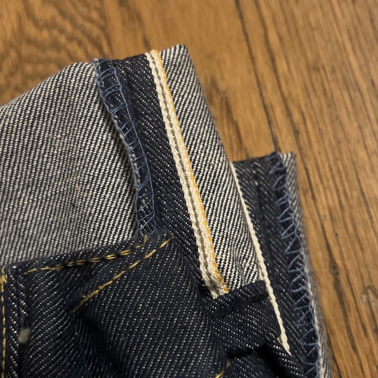 Original Montgomery Vintage 50s Montgomery Ward Deadstock 101 Jeans Selvedge Size US 28 / EU 44 - 4 Thumbnail