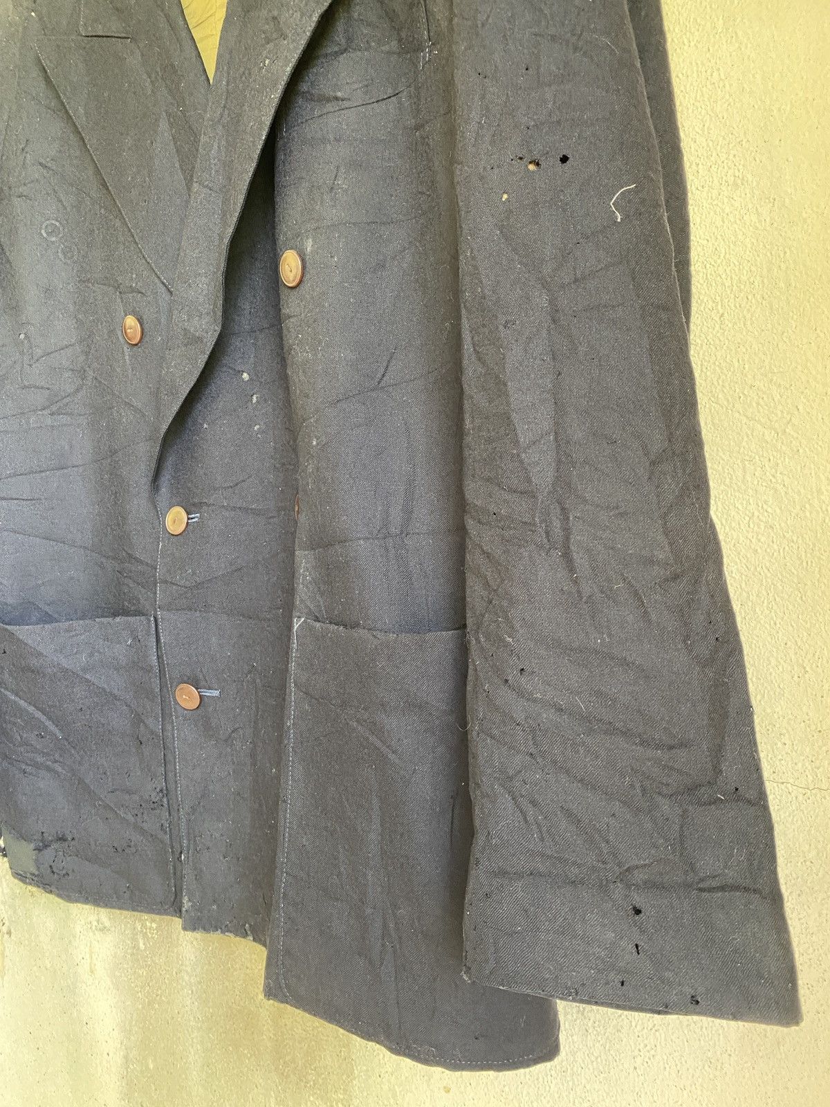 Japanese Brand × Jean Paul Gaultier ✨Steals✨Jean Paul Gaultier Homme Blazers Distressed Size 48S - 7 Thumbnail