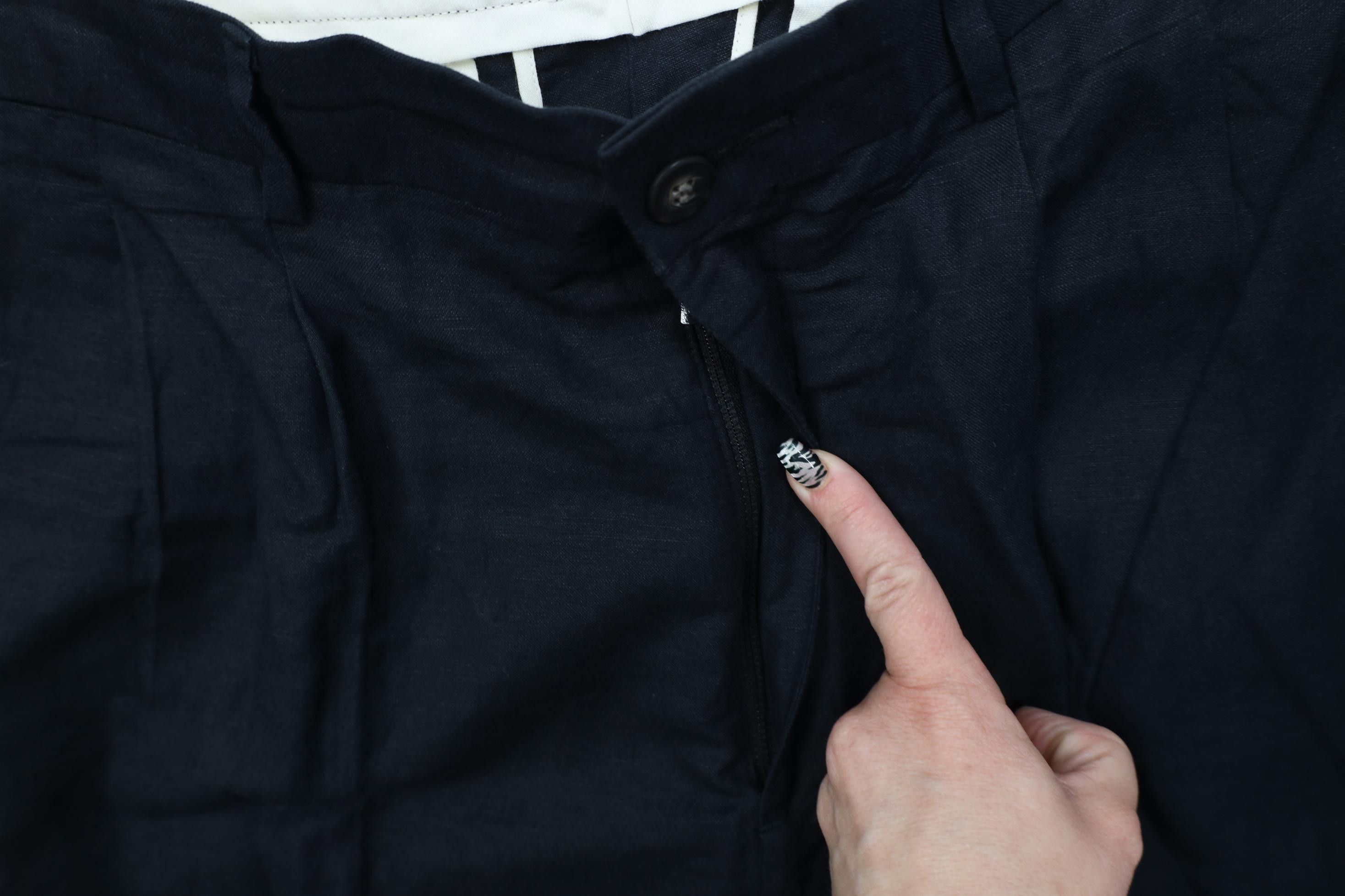 Vintage Vintage 90s Streetwear Gabardine Blend Chino Pants Black Size US 34 / EU 50 - 7 Thumbnail