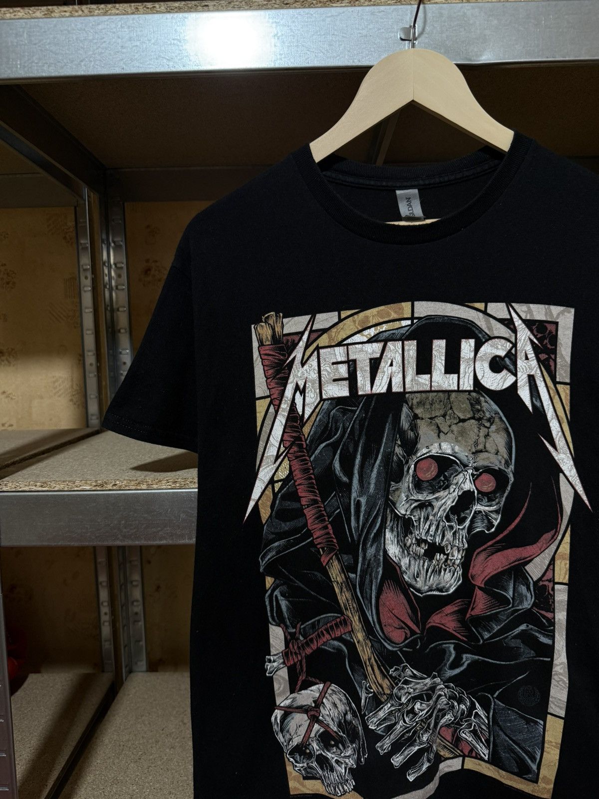 Band Tees × Metallica × Vintage Vintage 2018 Band Metallica Skull Death Metal Rock T-Shirt Size US M / EU 48-50 / 2 - 3 Thumbnail