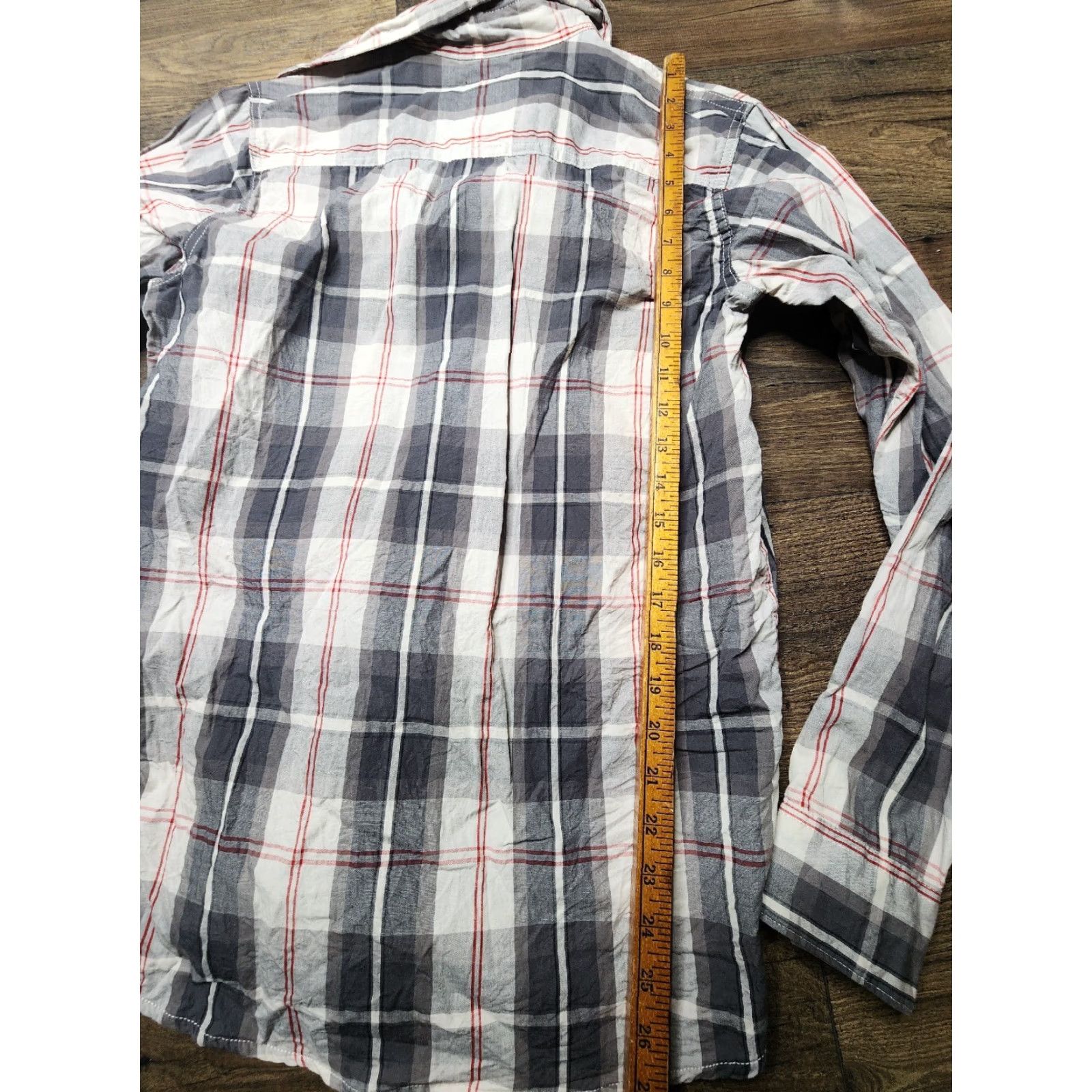 Wrangler Mens S Wrangler Jean Co. Long Sleeve Plaid Western Shirt Size US S / EU 44-46 / 1 - 4 Thumbnail