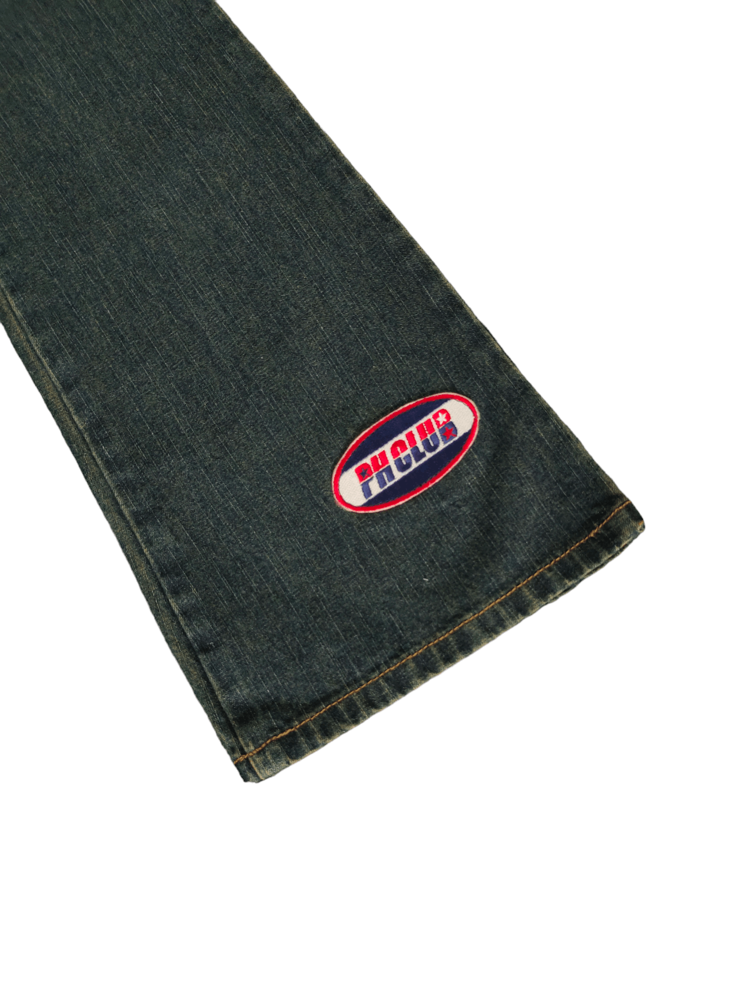 Hysteric Glamour × Undercover Flare Jeans Penthouse Club Stars Patches Denim Boot Cut Y2k Size US 26 / EU 42 - 8 Thumbnail