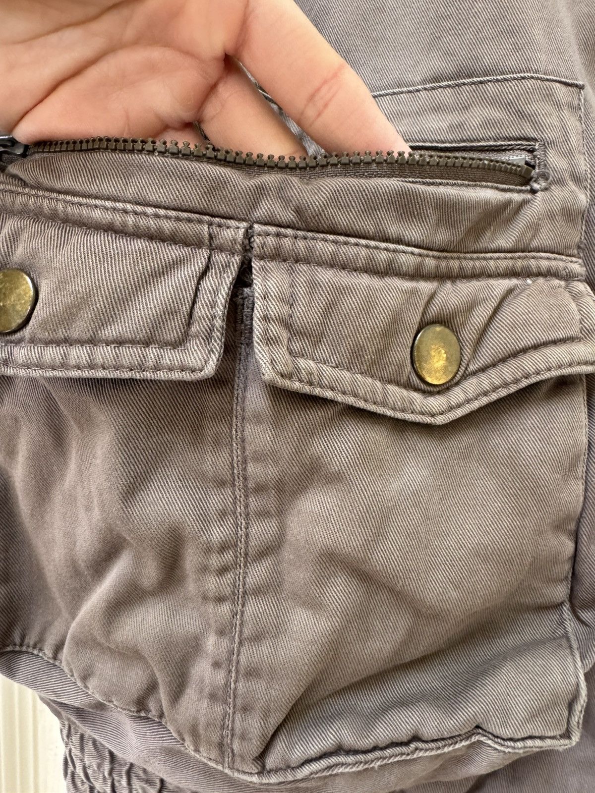 Vintage Ozark Trail men’s L 90s green plaid tan cargo outdoor puffy Size US XL / EU 56 / 4 - 3 Thumbnail