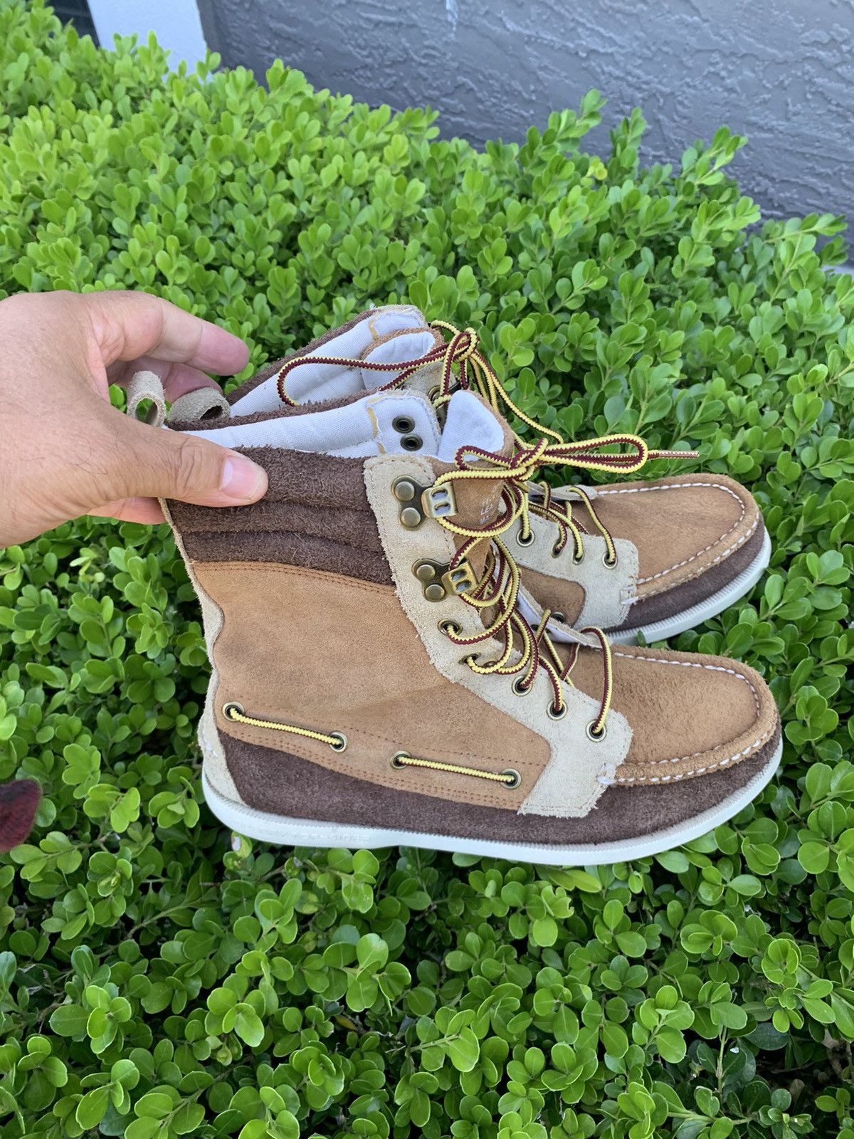 Band Of Outsiders × Sperry Tri Color Suede Top sider Boots Size US 9 / EU 42 - 3 Thumbnail