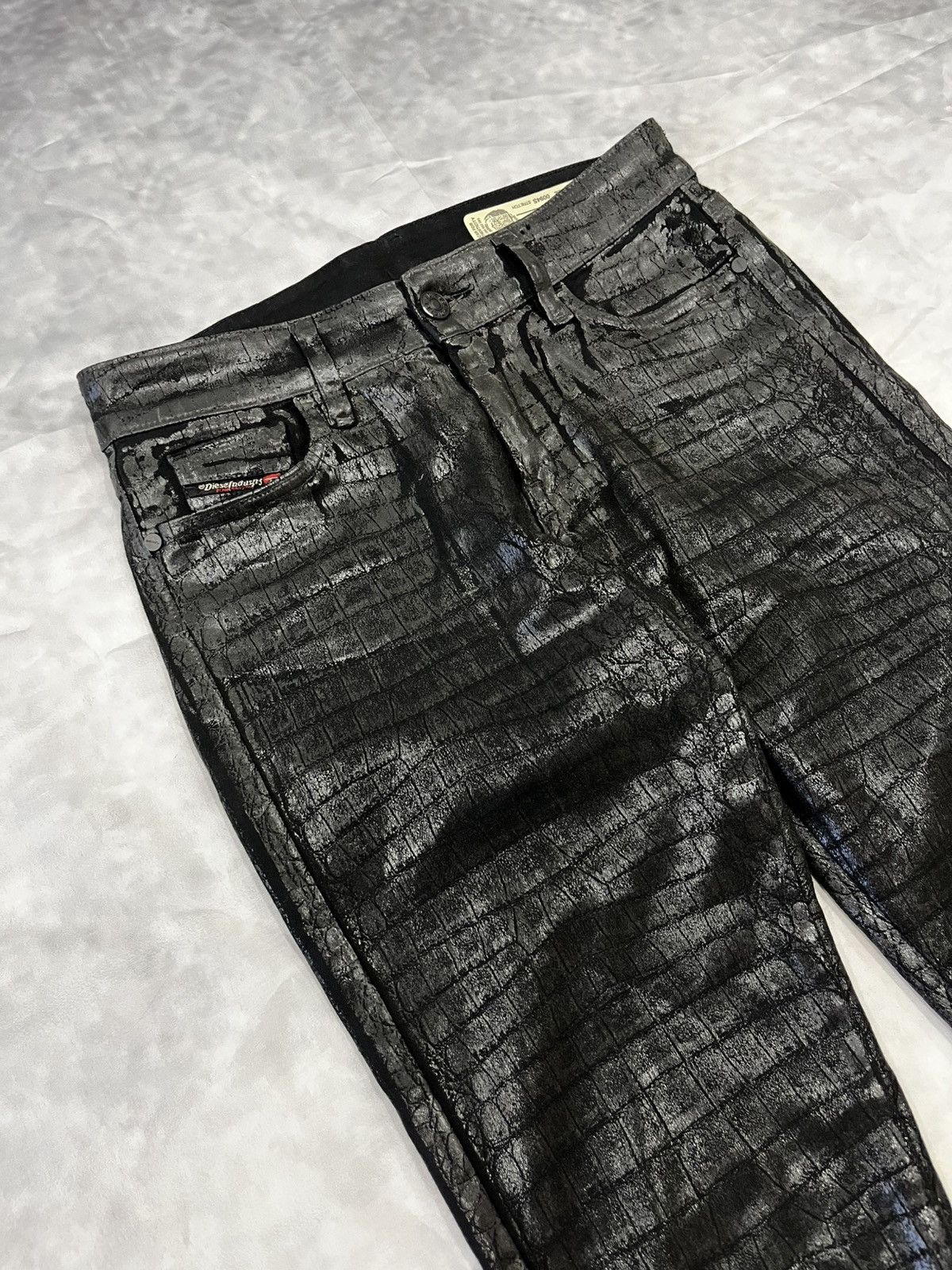 Diesel Diesel Skinny Luster Denim Hedi Slimane Style Jeans Size US 26 / EU 42 - 2 Thumbnail