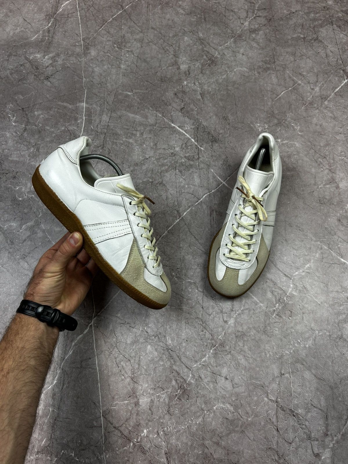 Vintage GAT BW Sport Army Trainer Bundeswehr Shoes Leather Sneakers Size US 8 / EU 41 - 1 Thumbnail