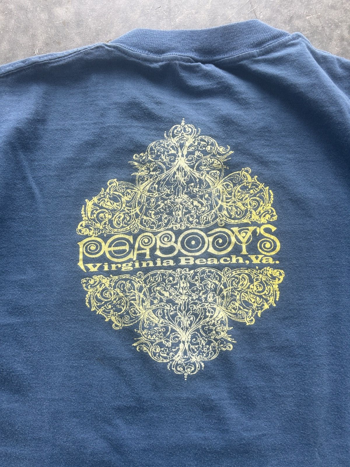 Vintage Vintage 80s Peabodys Night Club Graphic Tee Selvedge Pocket Size US M / EU 48-50 / 2 - 3 Thumbnail