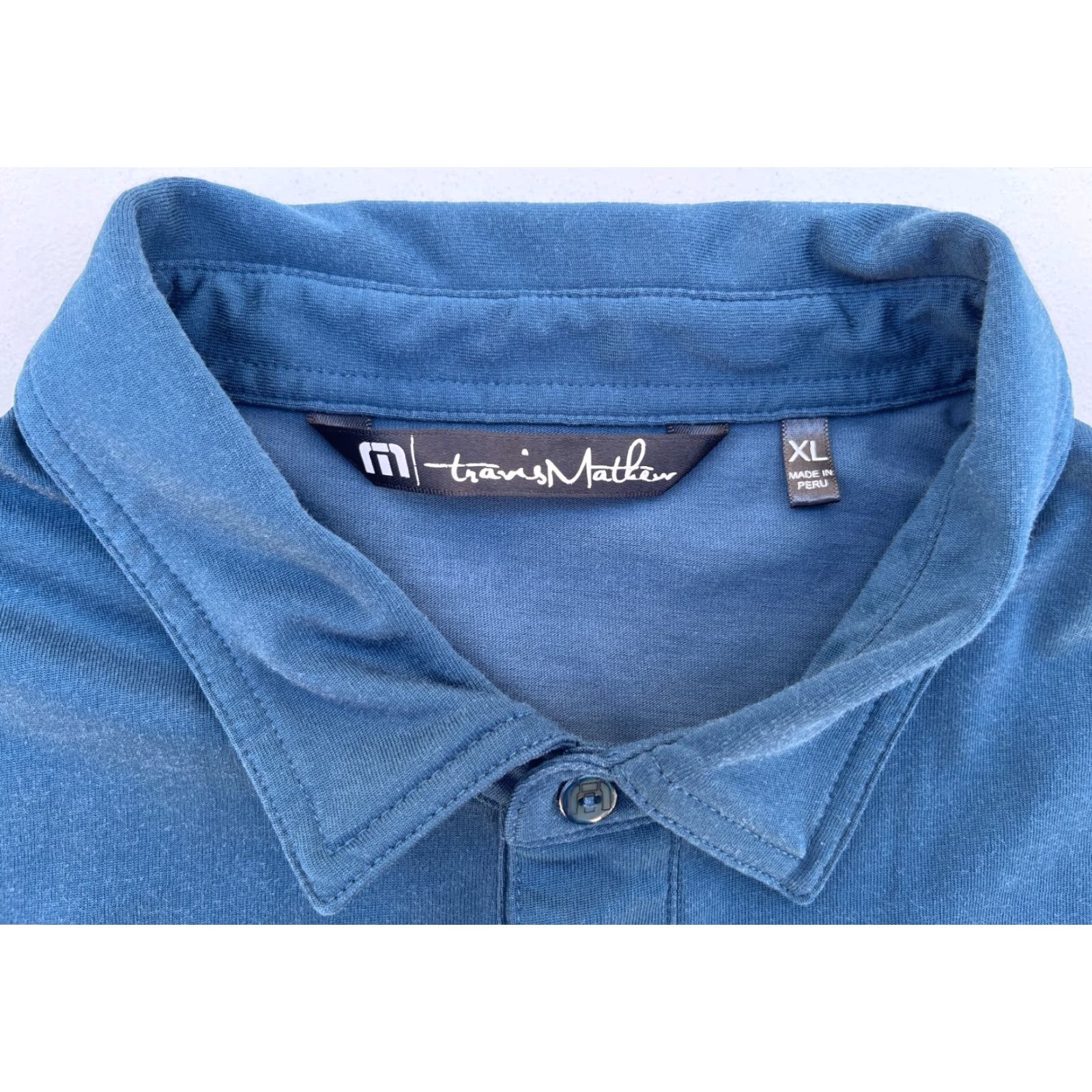 TravisMathew VINTAGE Travis Mathew Pittsburgh Penguins Polo Shirt XL Blue Men's Polo Shirt XL Blue Penguins Polo Shirt Size US XL / EU 56 / 4 - 5 Thumbnail
