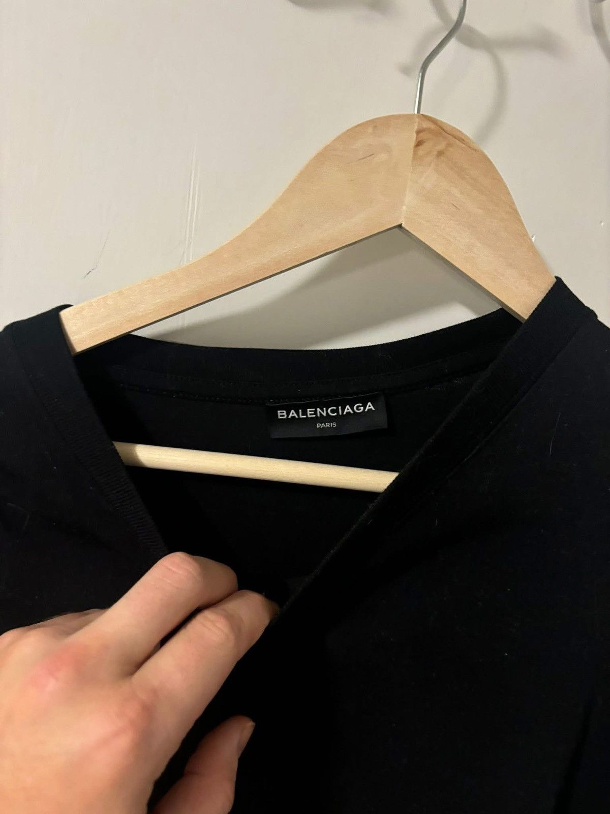 Balenciaga Small logo tee Size US XL / EU 56 / 4 - 7 Thumbnail