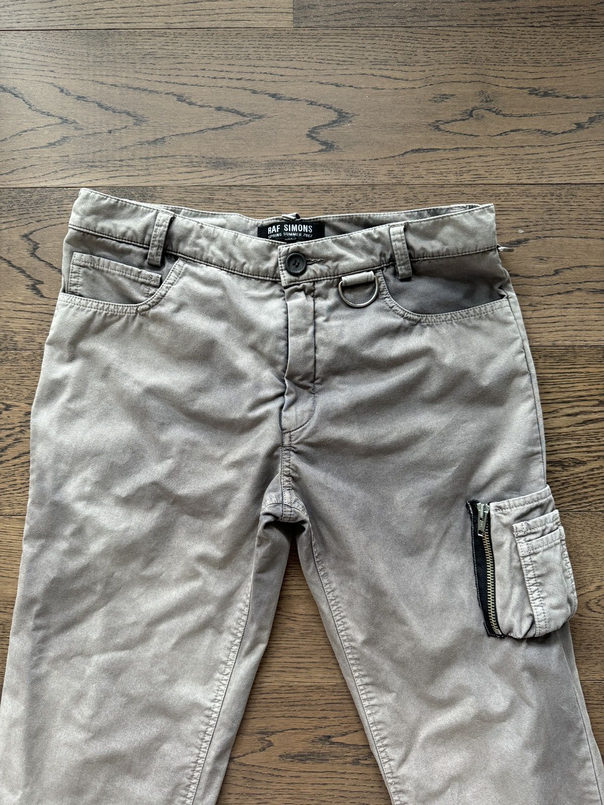 Raf Simons Raf Simons 2002 Spring Summer Pigment Dyed Combat Pants Rare Size US 31 - 22 Thumbnail