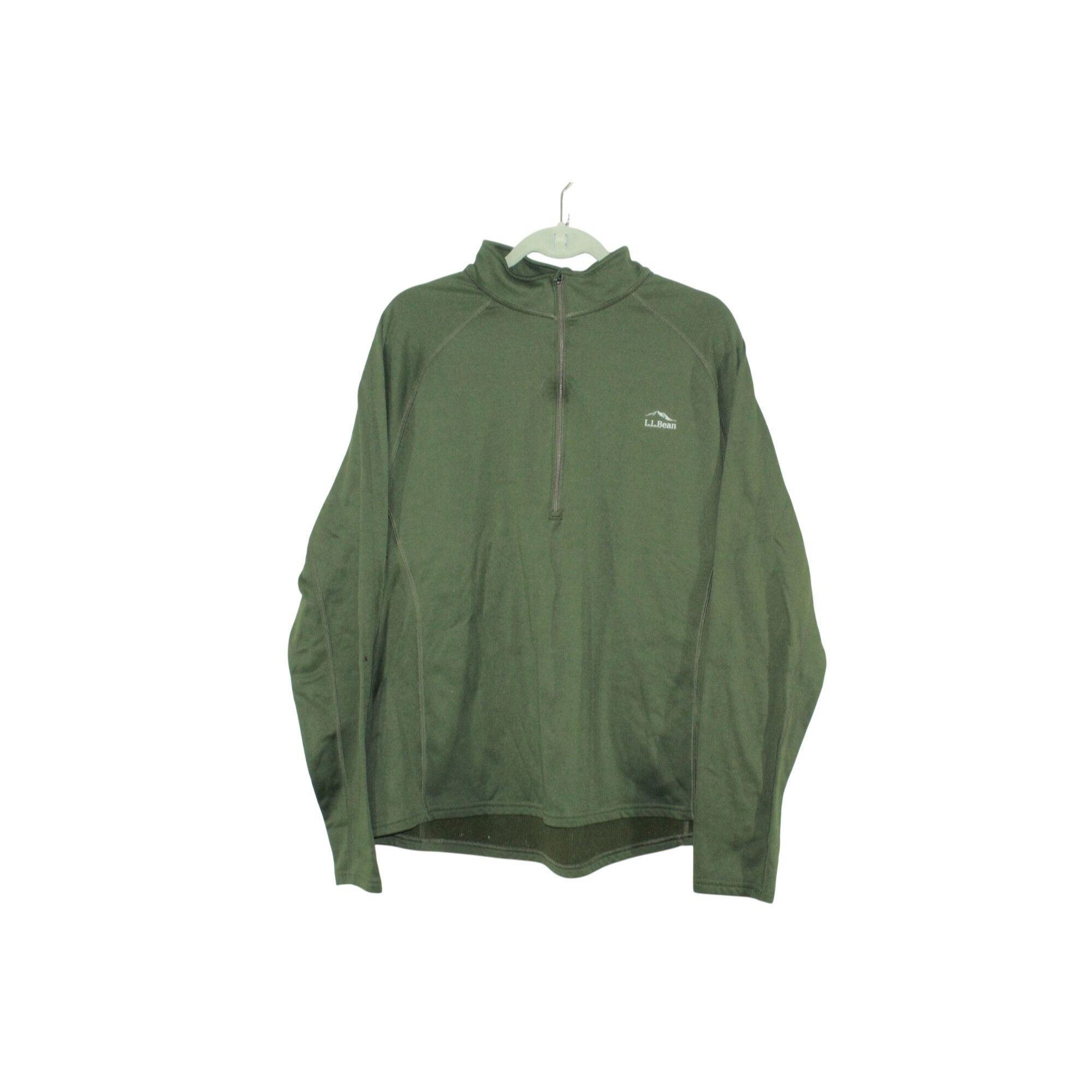 L.L. Bean LL Bean Men's Midweight Base Layer Quarter Zip Sweater Size US XXL / EU 58 / 5 - 1 Thumbnail