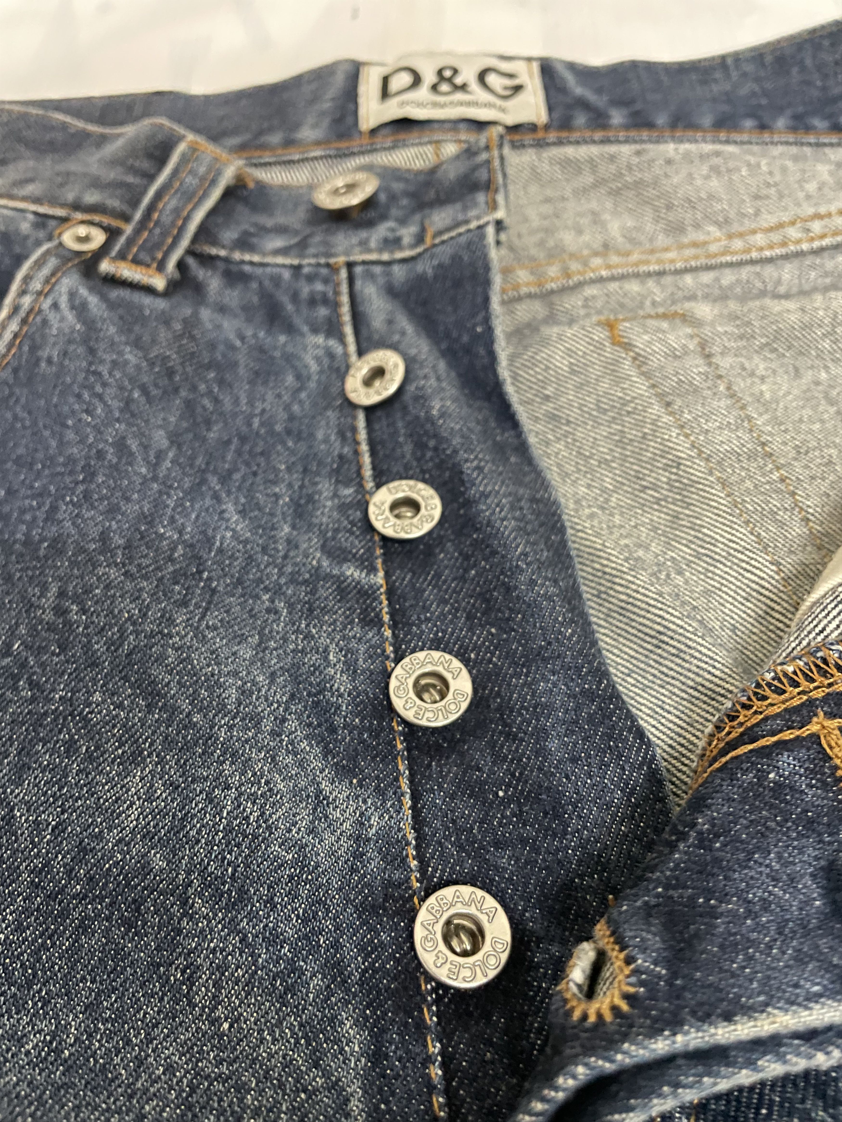 Dolce & Gabbana Dolce & Gabbana Button-Fly Distressed Denim Italy Size US 30 / EU 46 - 6 Thumbnail