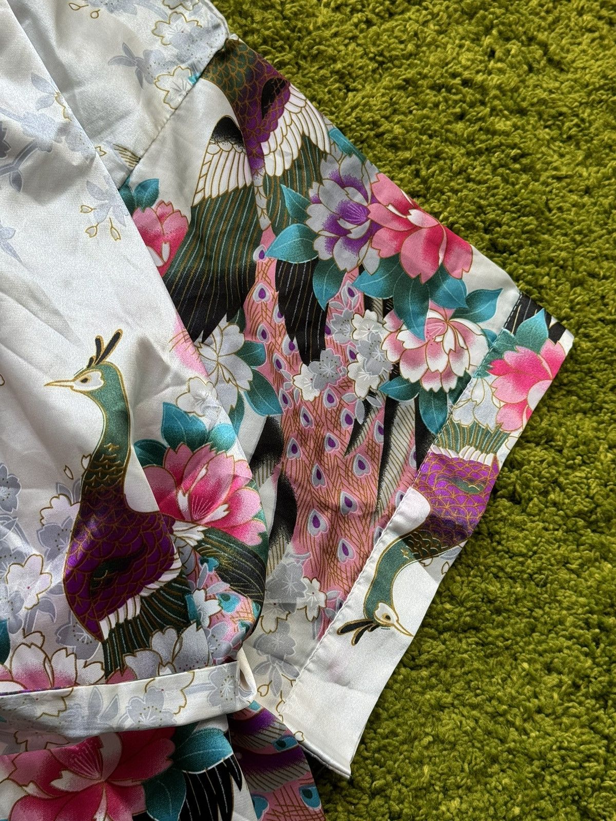 Japanese Brand × Vintage 🇯🇵 Japanese style 100% silk kimono dress Oriental village Size M / US 6-8 / IT 42-44 - 4 Thumbnail