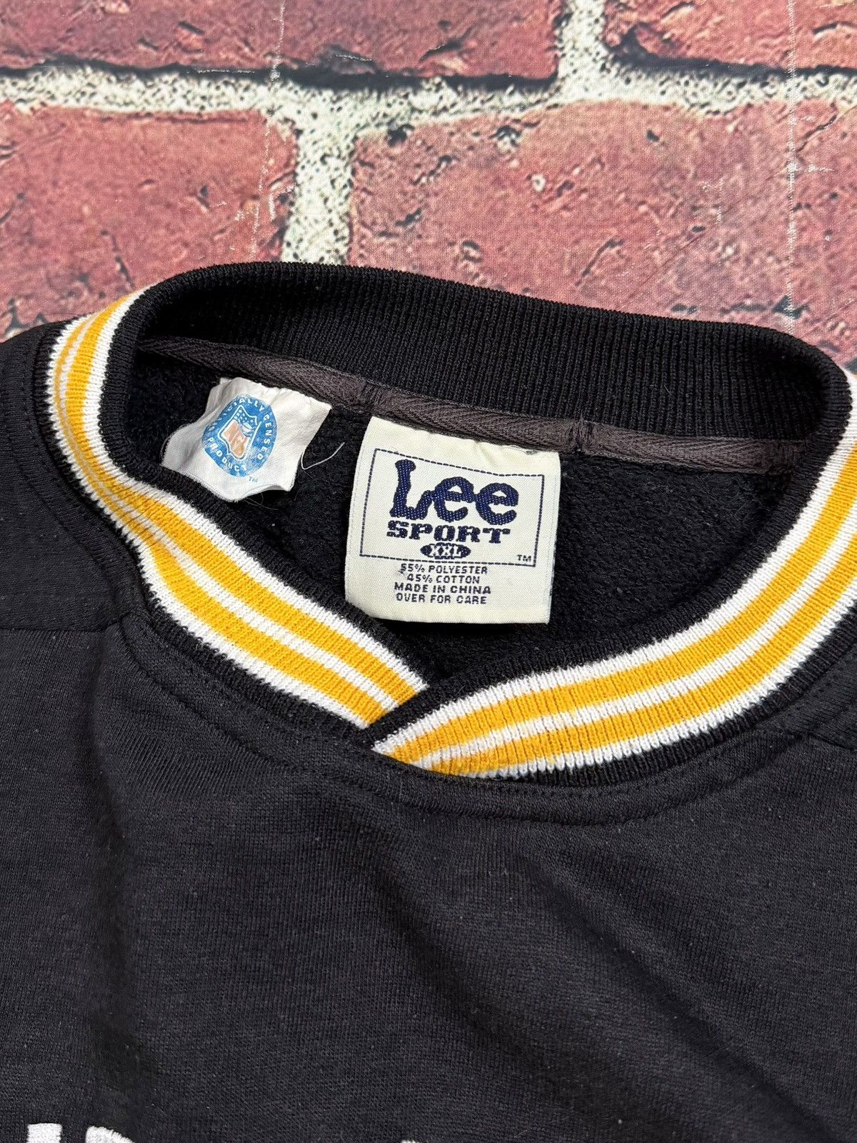 NFL Vintage 90s Pittsburgh Steelers NFL Lee Sport Sweatshirt Size US XXL / EU 58 / 5 - 9 Thumbnail