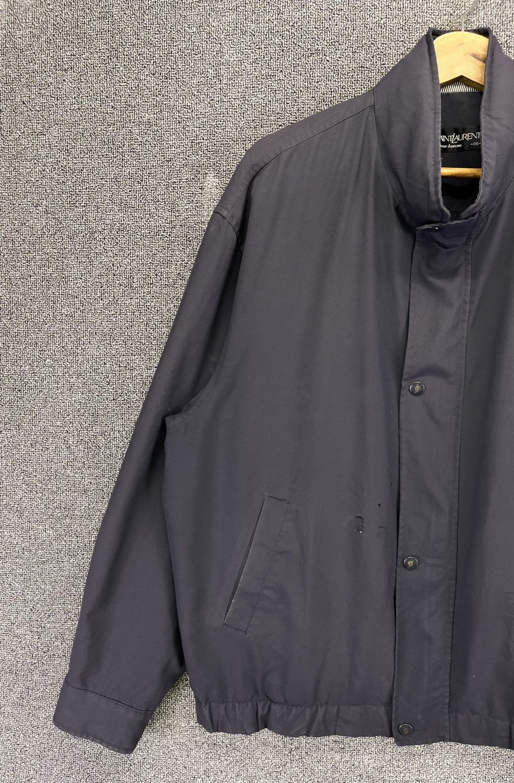 Yves Saint Laurent Vintage Yves Saint Laurent Luxury Zip Up Trashed Jacket Size US M / EU 48-50 / 2 - 3 Thumbnail