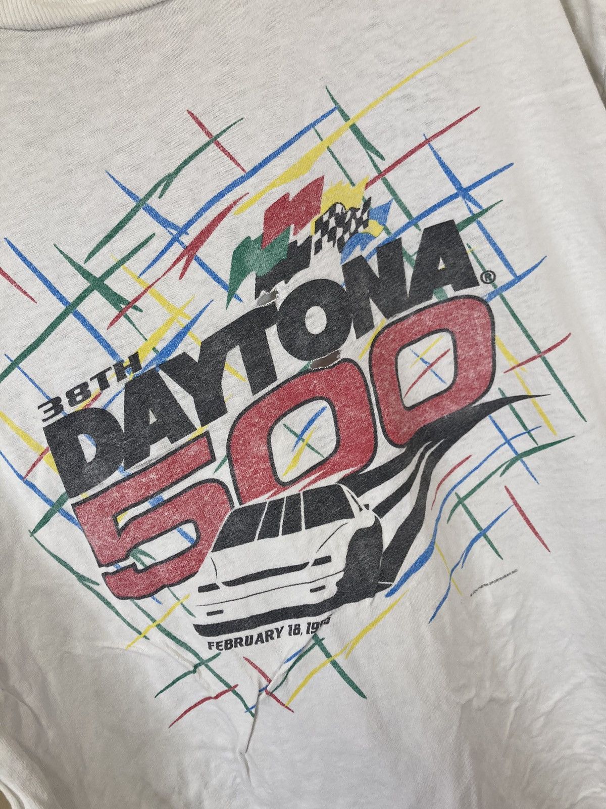 Anvil Anvil 38th Daytona 500 T-Shirt Thrashed Size US XL / EU 56 / 4 - 5 Thumbnail
