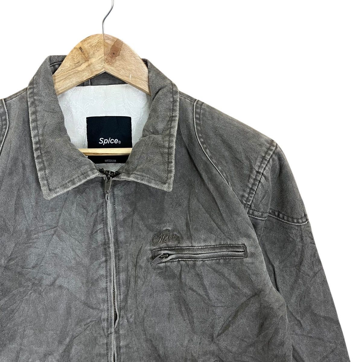 Leather Spice Fullzip Suede Leather Jacket Size M Size US M / EU 48-50 / 2 - 4 Thumbnail