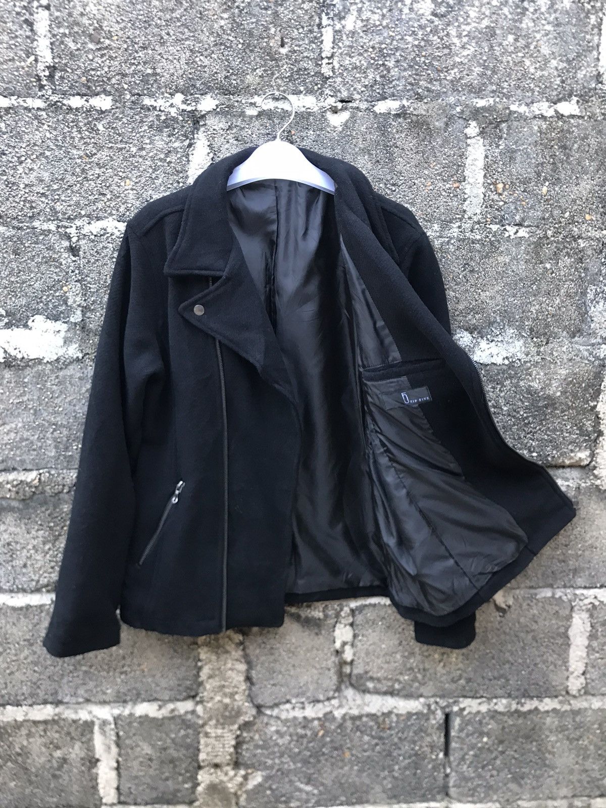 Japanese Brand 🌟5 zip Five Wool Double Collar Jacket Size US S / EU 44-46 / 1 - 9 Thumbnail