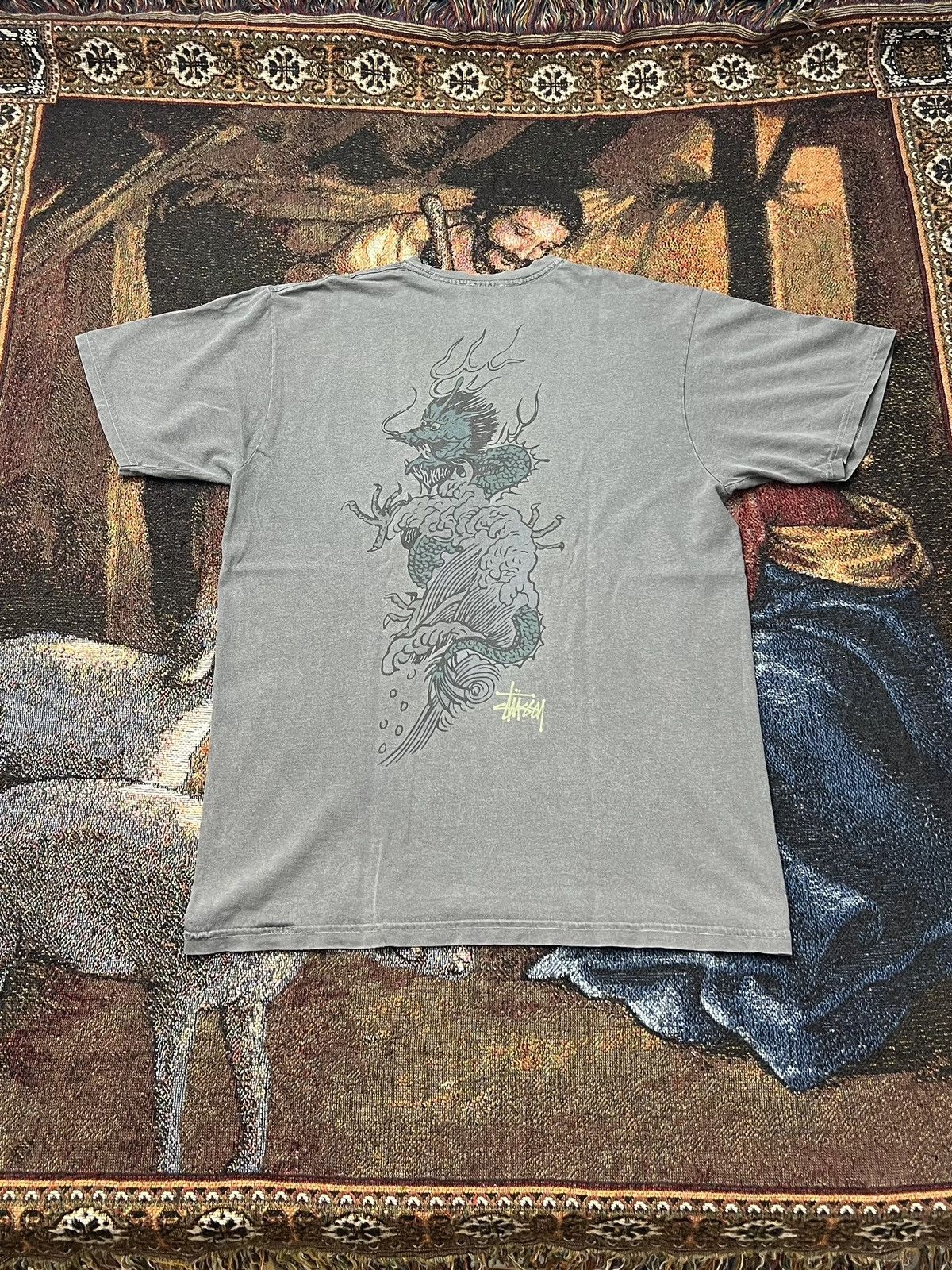 Stussy Stussy Japan Dragon Tee Size US M / EU 48-50 / 2 - 2 Thumbnail