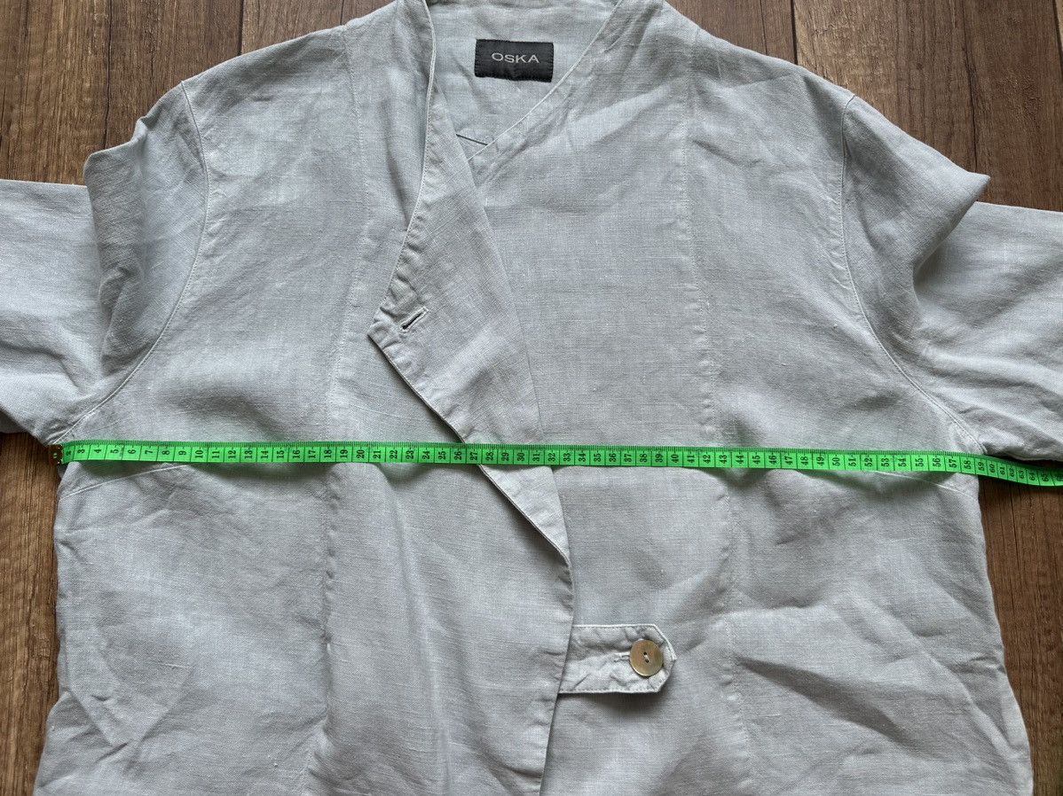Designer Blazers Oska size 3 100% linen Size M / US 6-8 / IT 42-44 - 8 Thumbnail