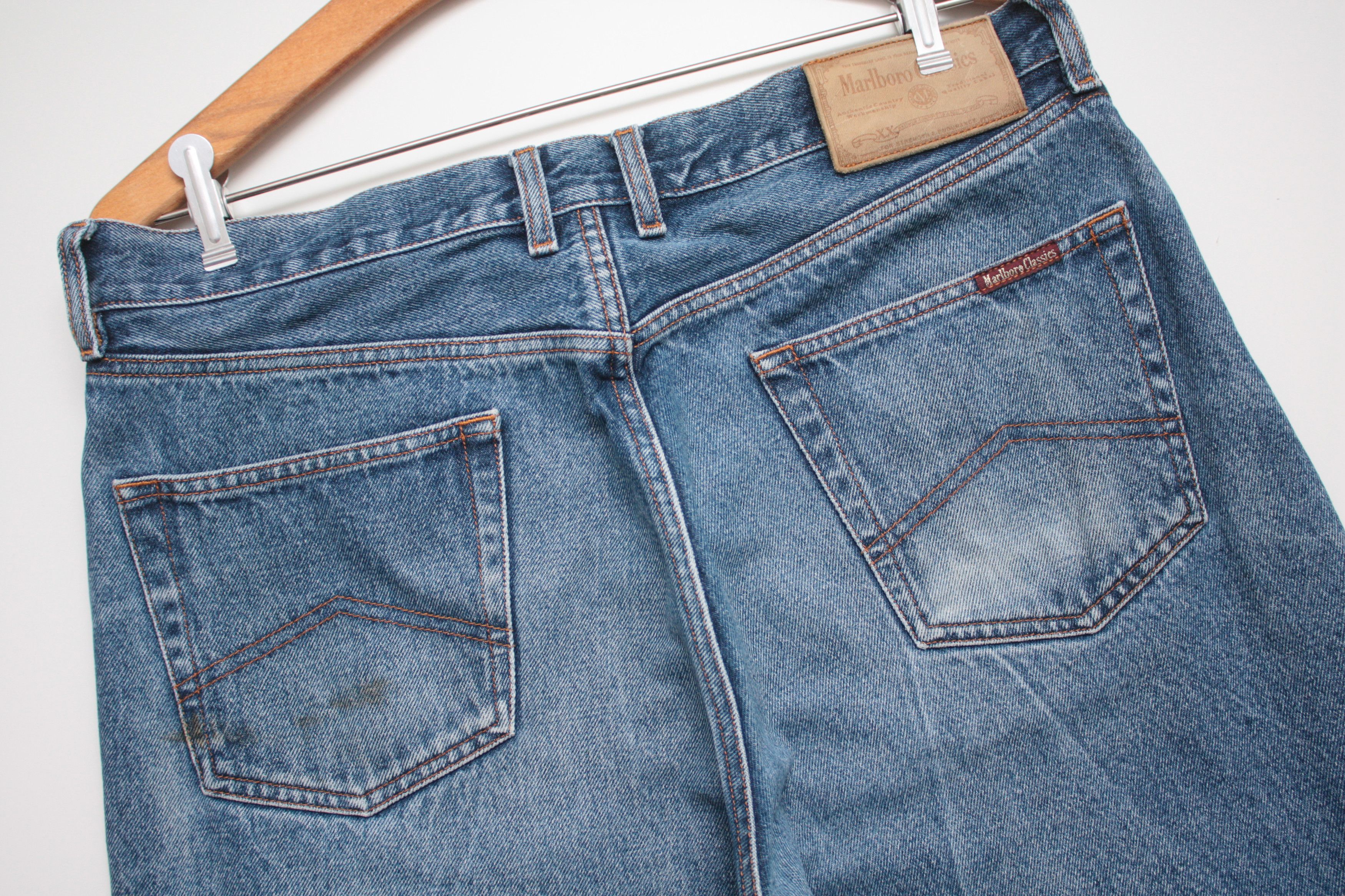 Marlboro Classics Marlboro Classics Blue Denim Jeans Men's W36L34 Size US 36 / EU 52 - 3 Thumbnail