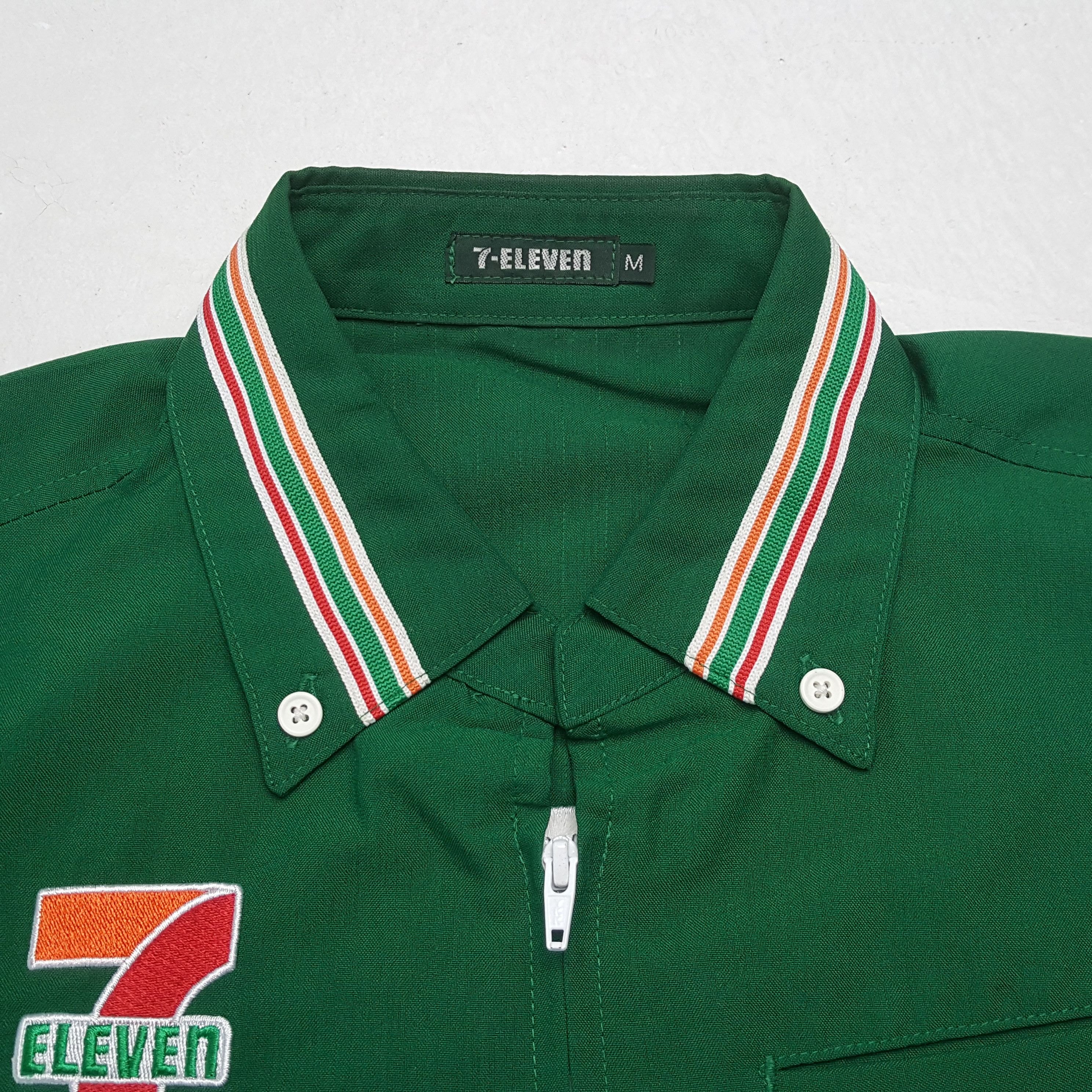 Vintage 7 Eleven Uniform Workwear Jacket C299N53 Size US M / EU 48-50 / 2 - 7 Thumbnail