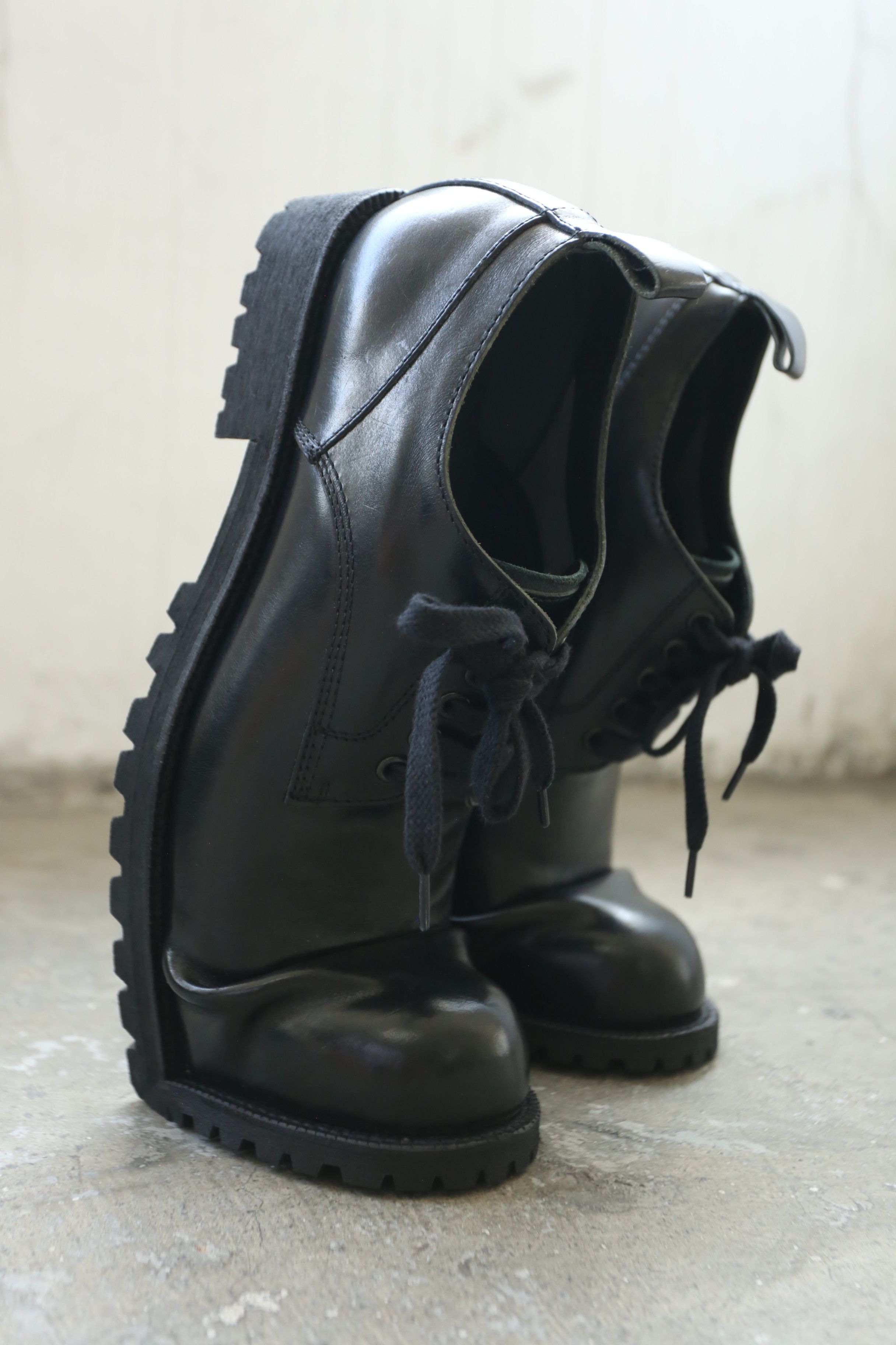 Comme des Garcons Homme Plus × Kids Love Gaite Kids Love Gaite - CDG HP - F/W 25 - Crushed-Toe Derbies Size US 9 / EU 42 - 4 Thumbnail