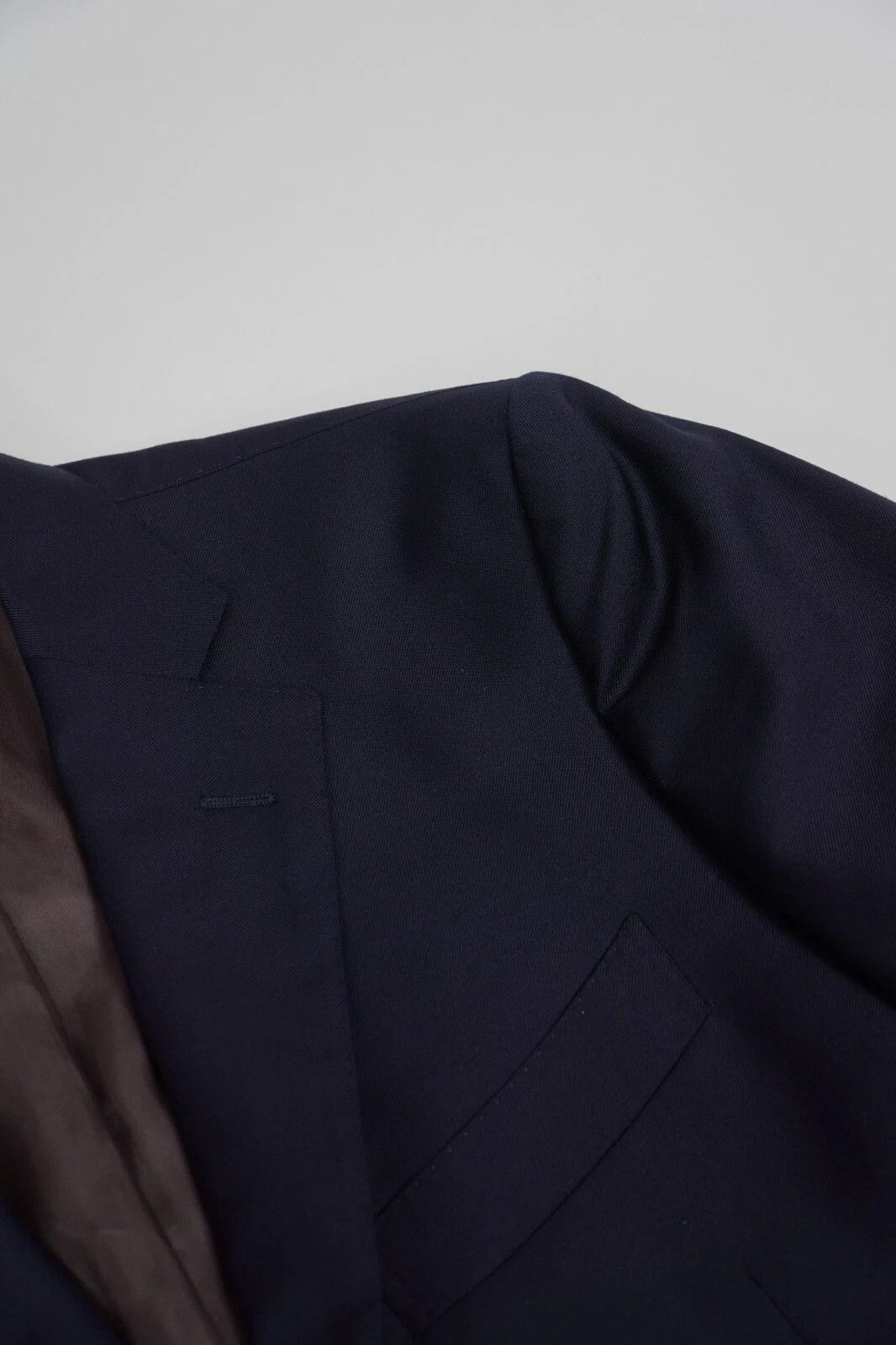 Suitsupply Men Suitsupply Blazer NapolI REDA Wool Navy Regular Fit US44 Size 44R - 4 Thumbnail