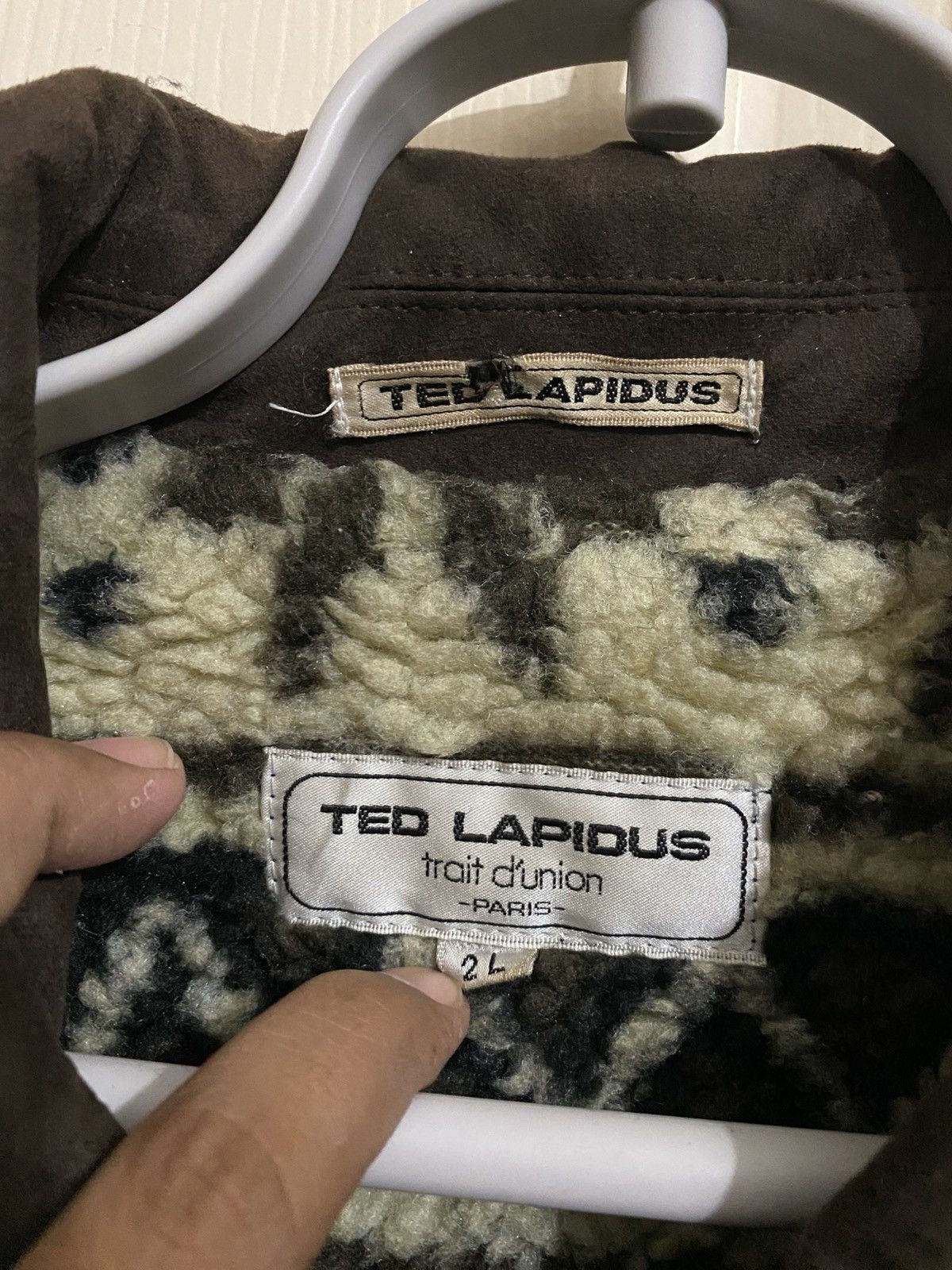 TED LAPIDUS Vintage Ted Lapidus Paris Wool Fleece-Lined – Forest Green Size US L / EU 52-54 / 3 - 9 Thumbnail